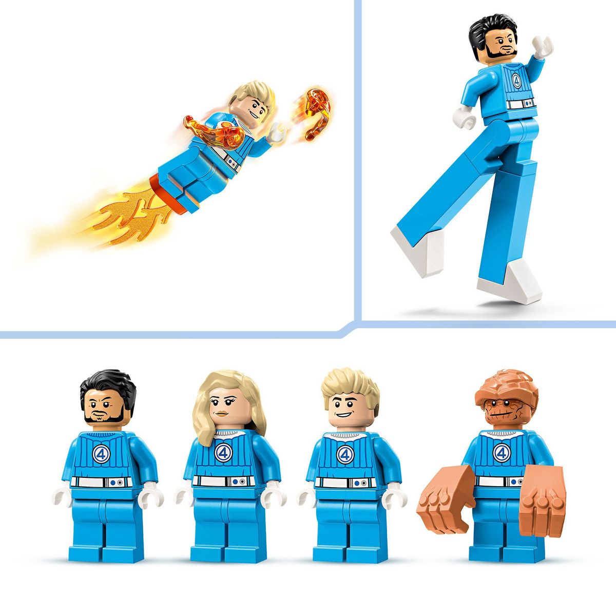 LEGO Marvel 76316 - Les Quatre Fantastiques contre la figurine de Galactus