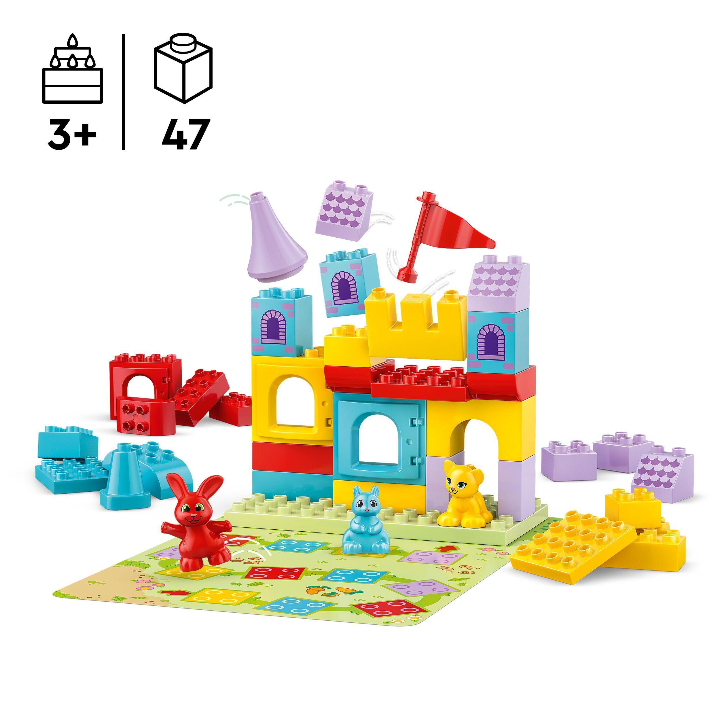 Voir la diapositive 3 : LEGO DUPLO 10450 Le Jeu Du Château d’Hopsy - Jouet De Construction Dès 3 Ans Avec Animaux