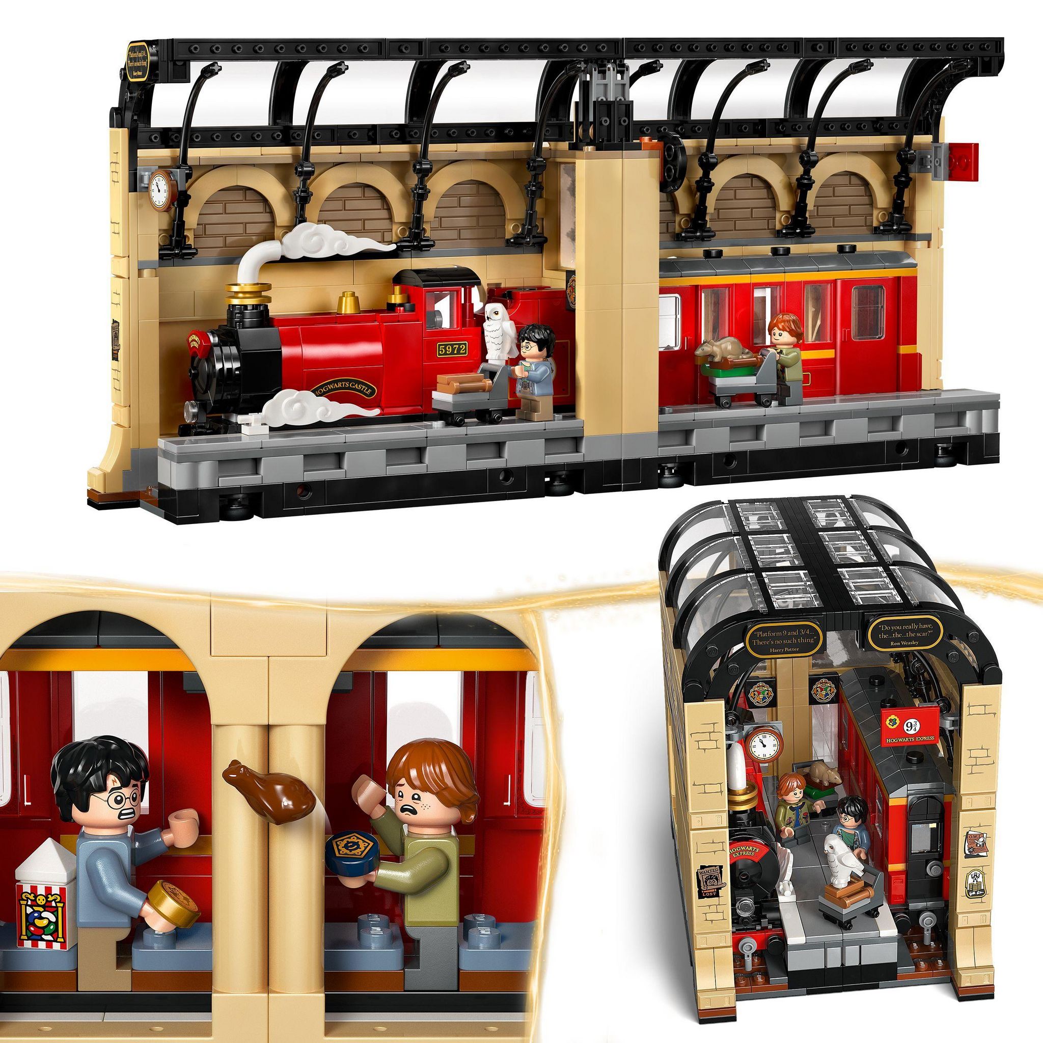 Voir la diapositive 4 : LEGO Harry Potter 76450 - Book Nook : Le Poudlard Express