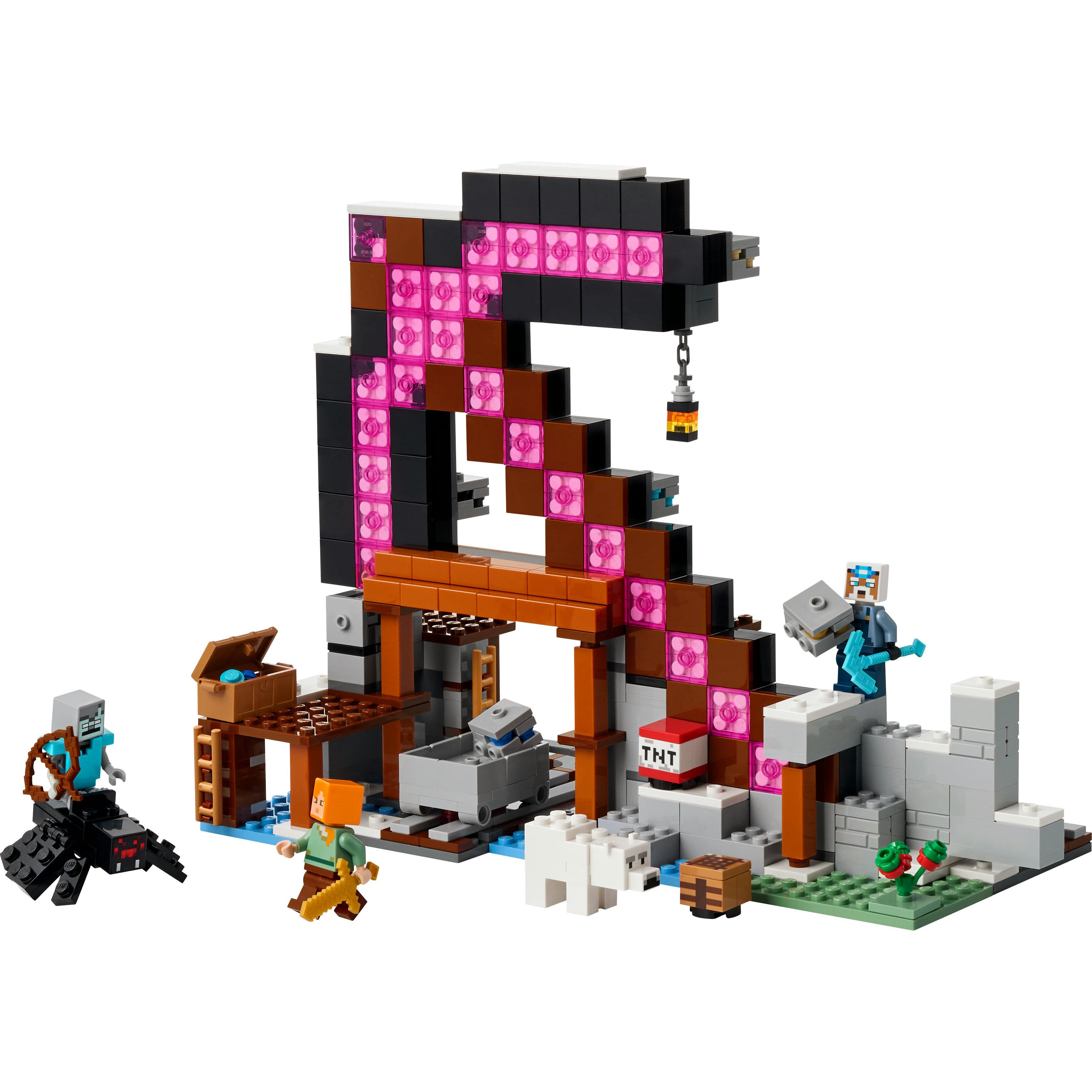 Voir la diapositive 2 : LEGO Minecraft 21277 La Mine En Forme De Pioche - Jeu De Construction Pour Garçon 8 Ans