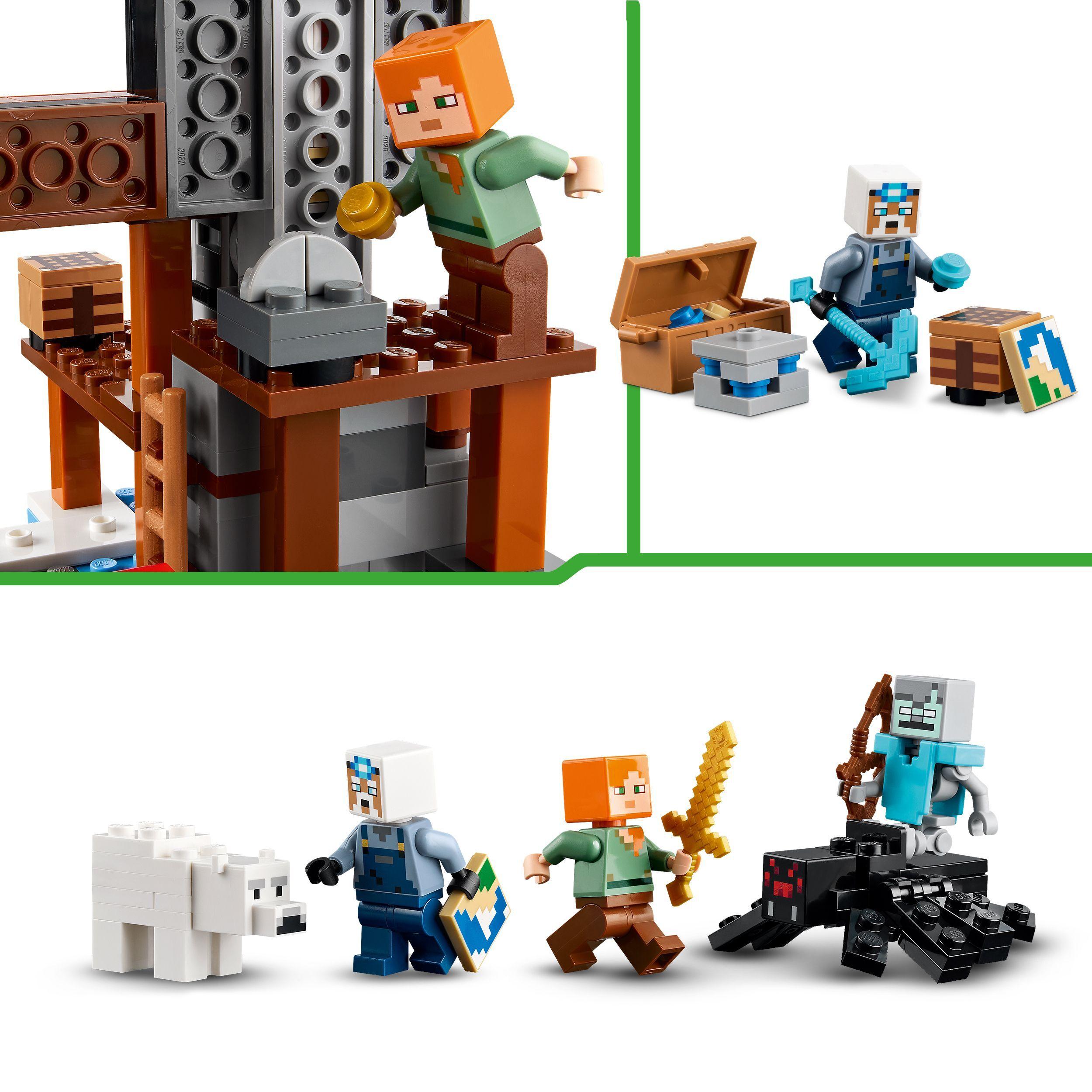 Voir la diapositive 5 : LEGO Minecraft 21277 La Mine En Forme De Pioche - Jeu De Construction Pour Garçon 8 Ans