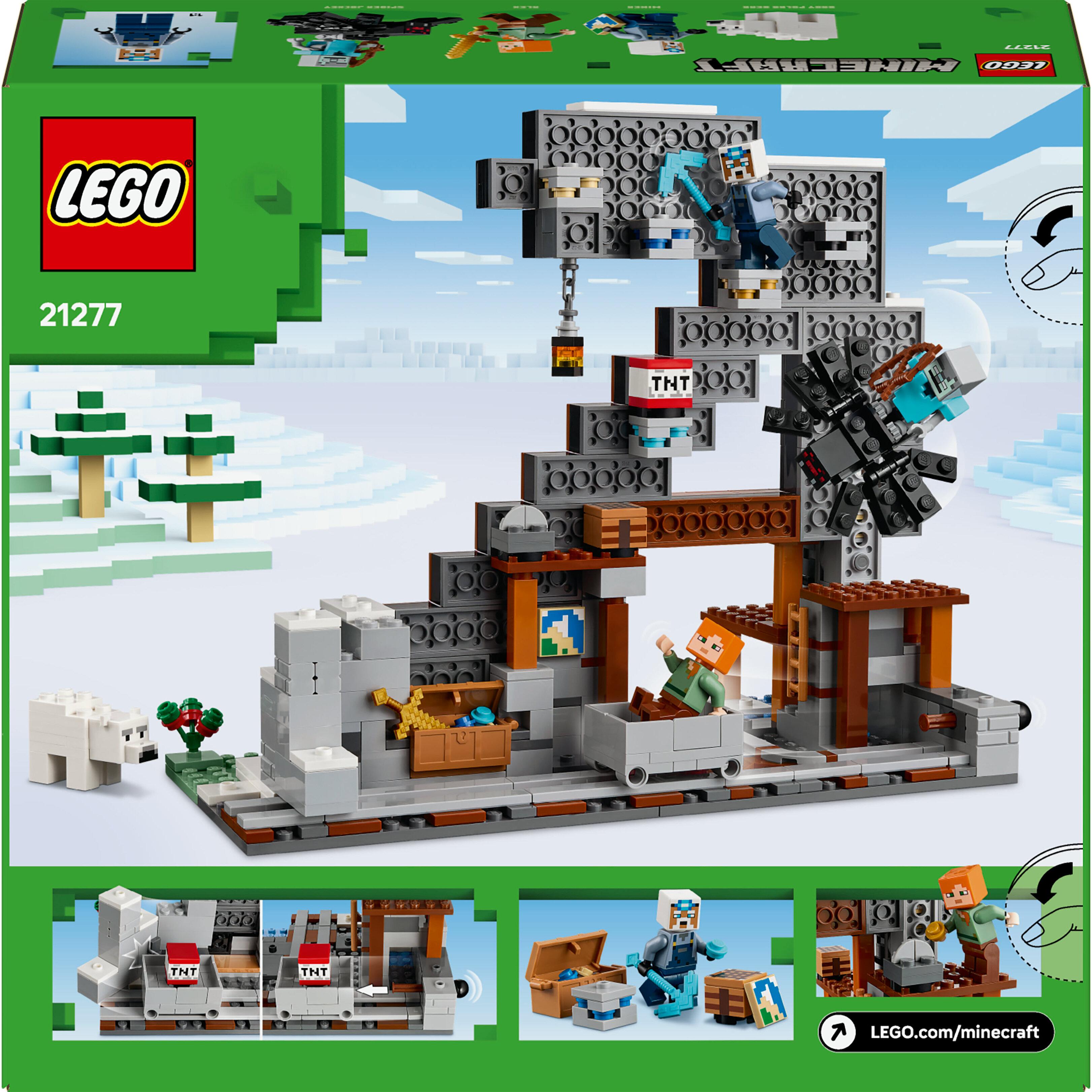 Voir la diapositive 8 : LEGO Minecraft 21277 La Mine En Forme De Pioche - Jeu De Construction Pour Garçon 8 Ans