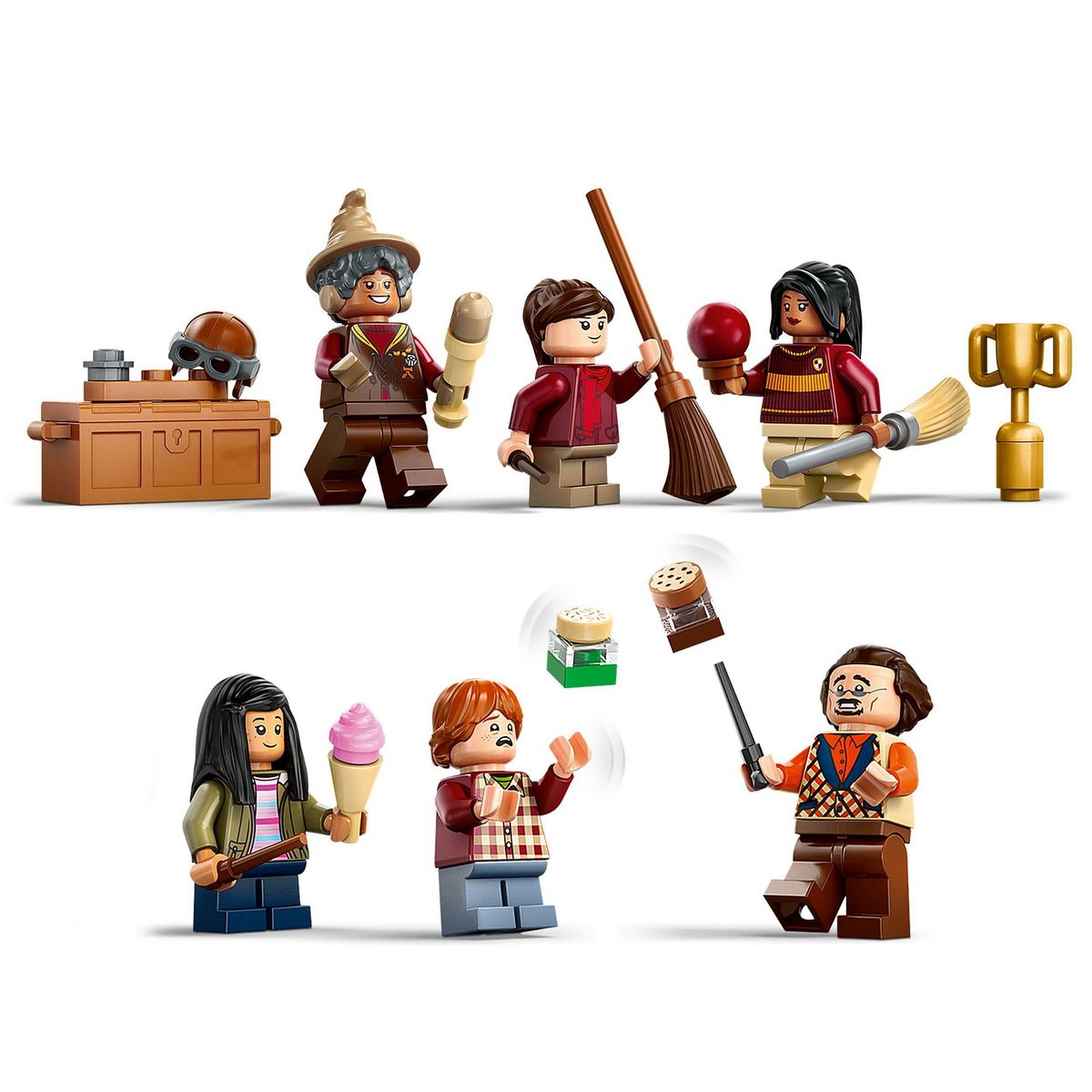 LEGO Harry Potter 76452 - Magasin d accessoires de Quidditch et Marchand de glace