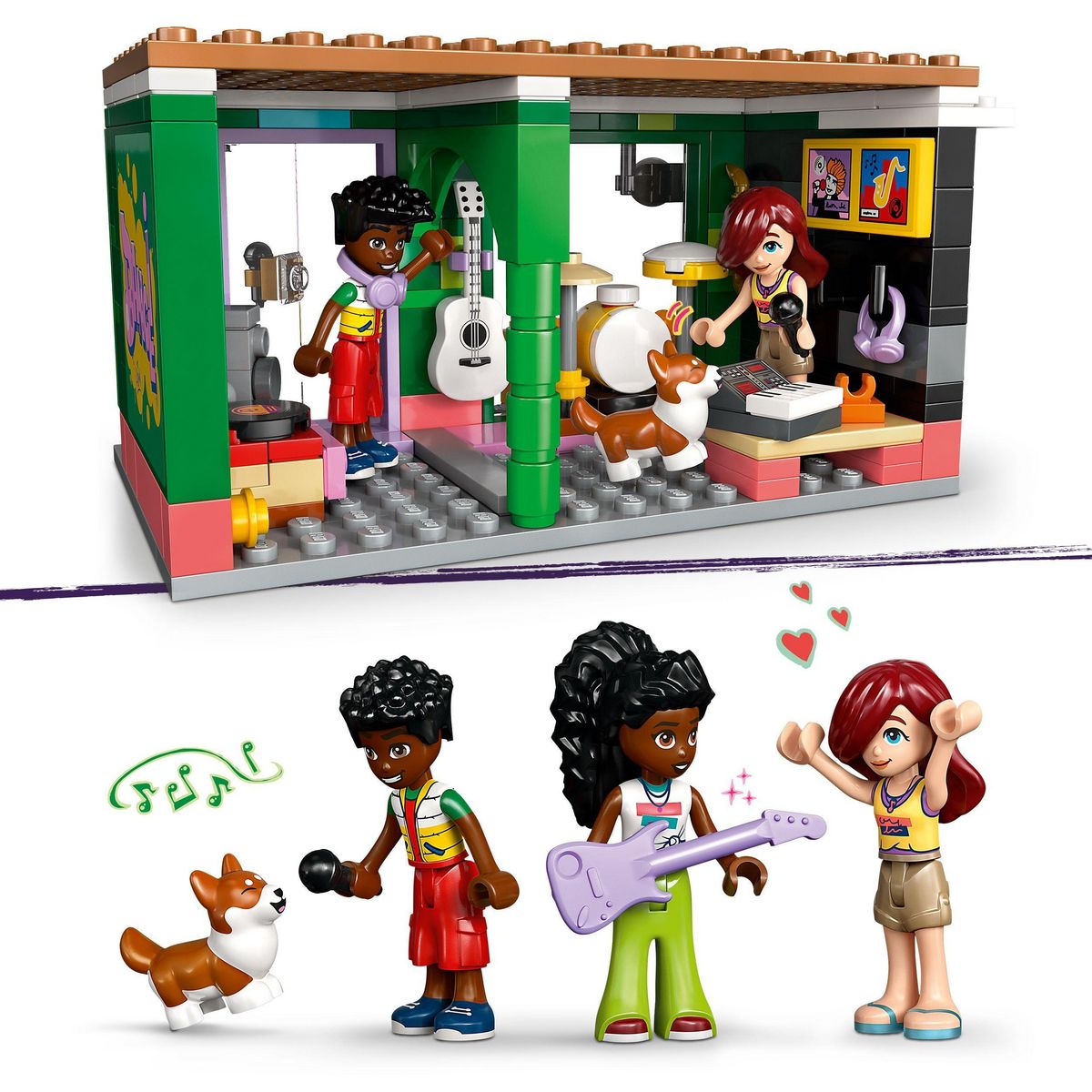 LEGO Friends 42653 - Le Magasin de musique et l'appartement