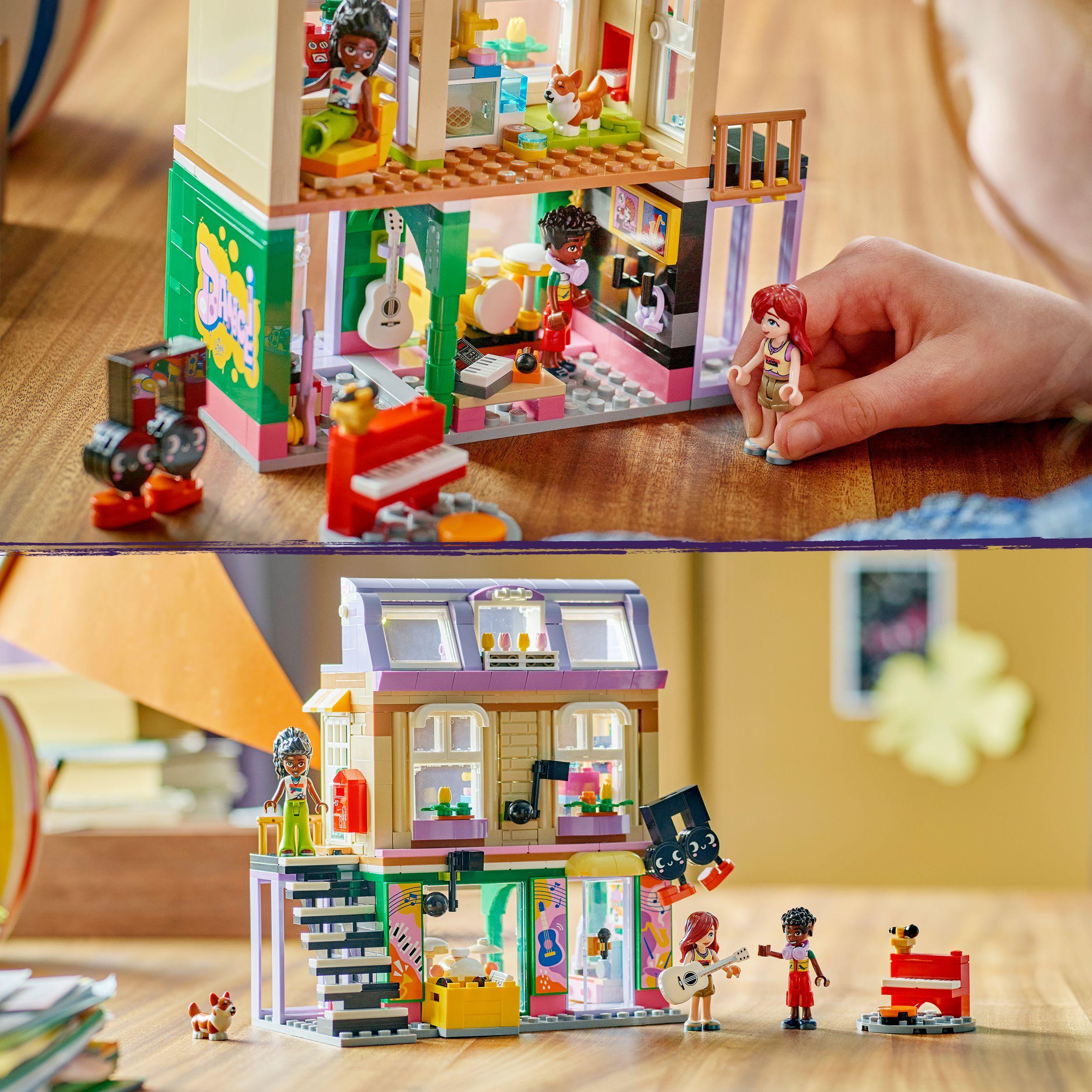 Voir la diapositive 6 : LEGO Friends 42653 Le Magasin de Musique et l’Appartement - Jouet Fille ou Garçon 7 ans