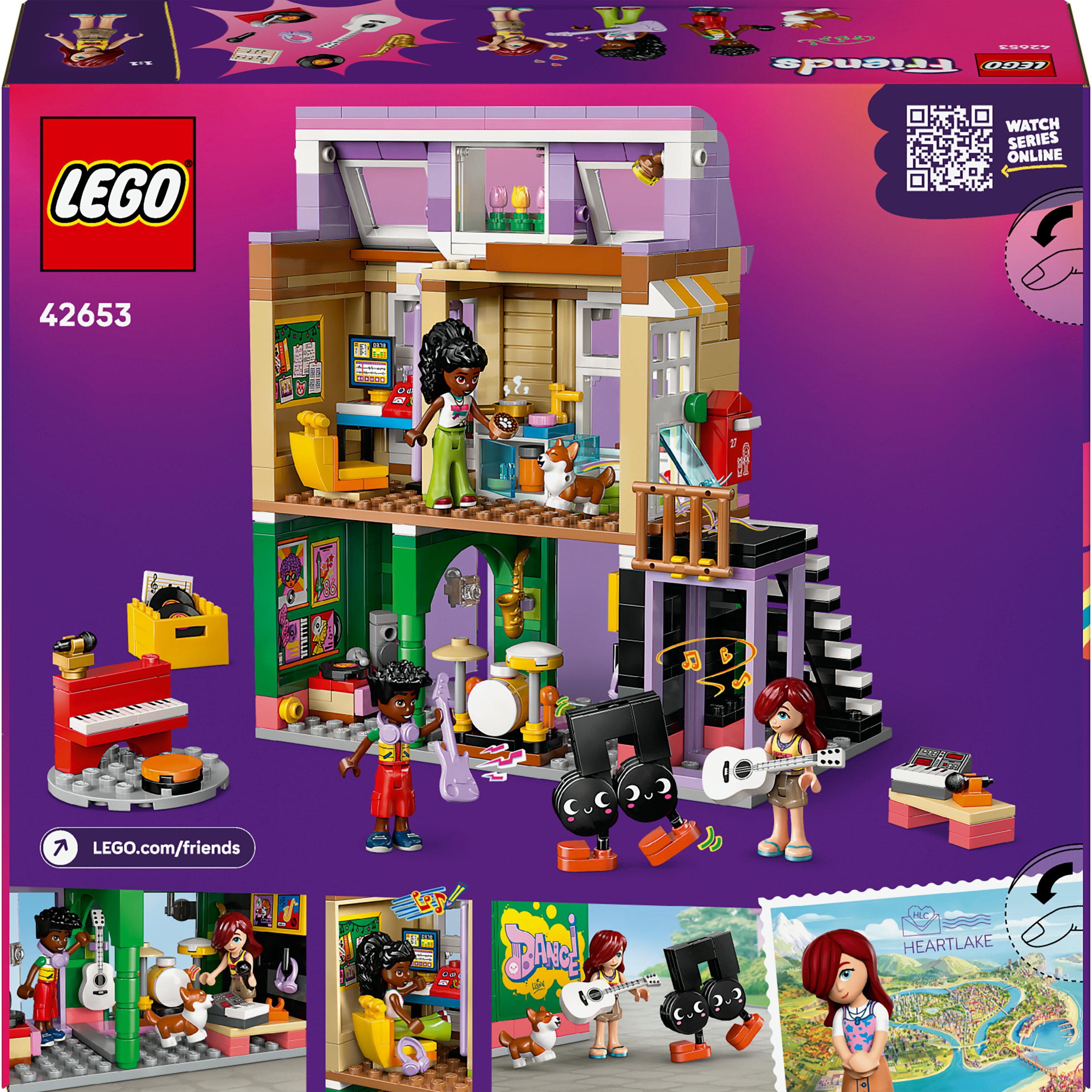 Voir la diapositive 8 : LEGO Friends 42653 Le Magasin de Musique et l’Appartement - Jouet Fille ou Garçon 7 ans
