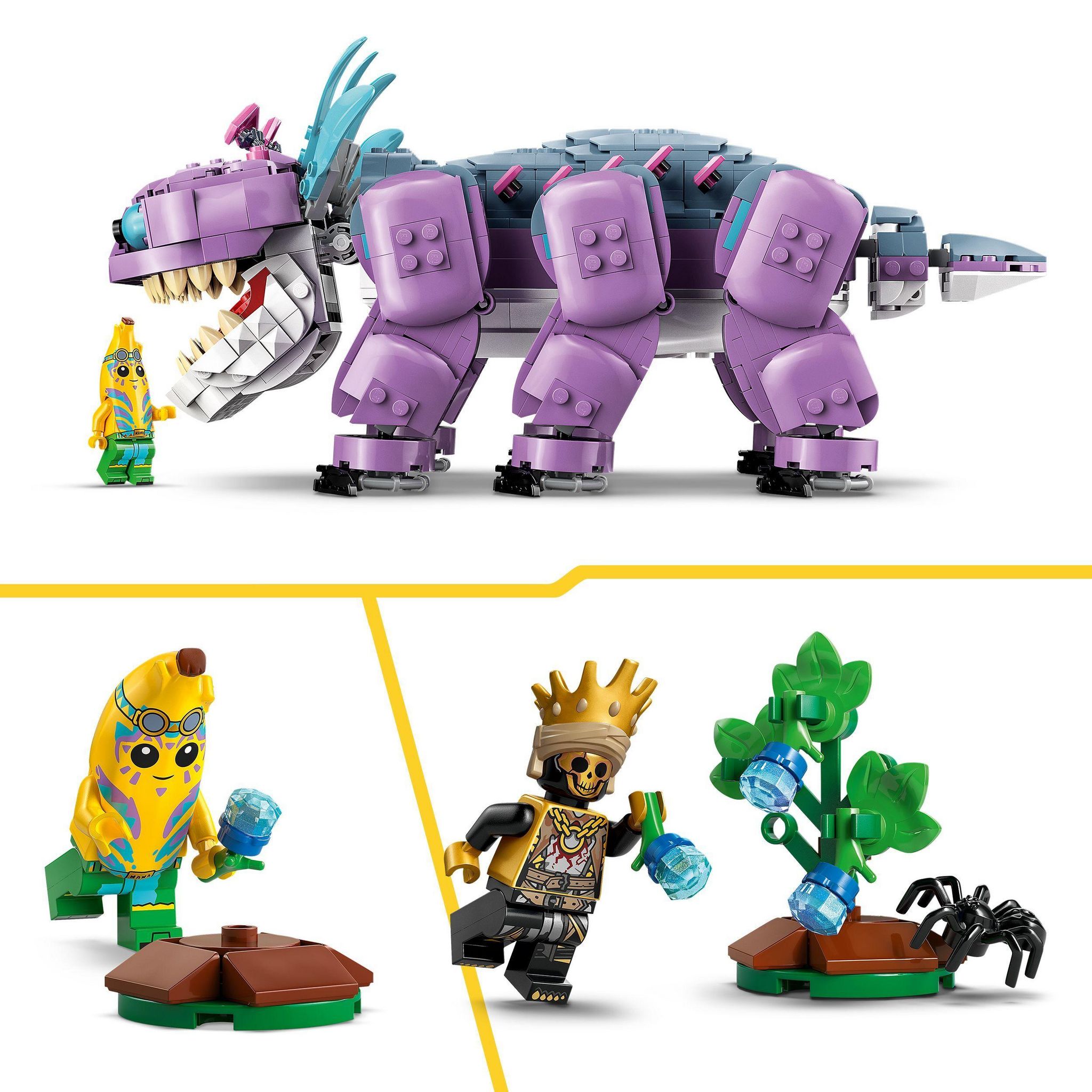 Voir la diapositive 5 : LEGO Fortnite 77077 Klombo - Jeu de Construction pour Garçon dès 10 ans - Figurine de Dino