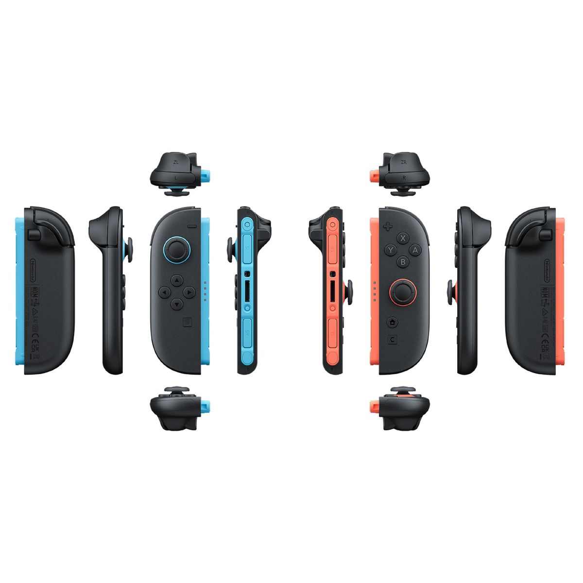 NINTENDO Paire de Manette Joycon Gauche Bleu/Droite Rouge - Accessoire pour Switch 2