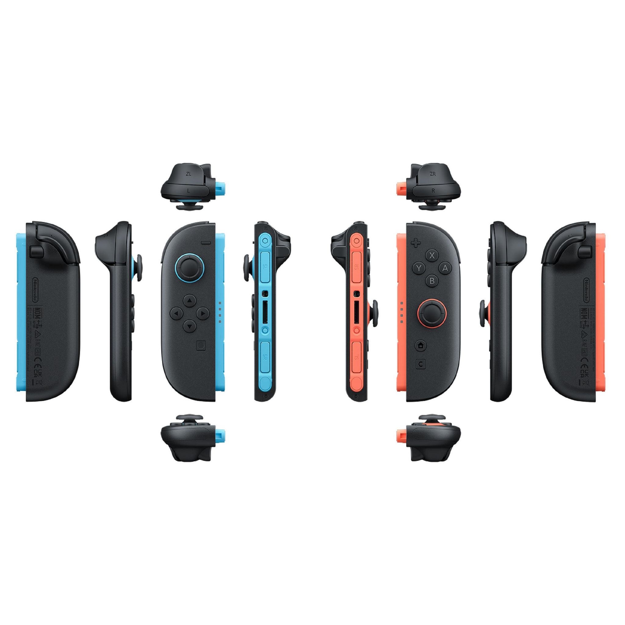 Voir la diapositive 5 : NINTENDO Paire de Manette Joycon Gauche Bleu/Droite Rouge - Accessoire pour Switch 2