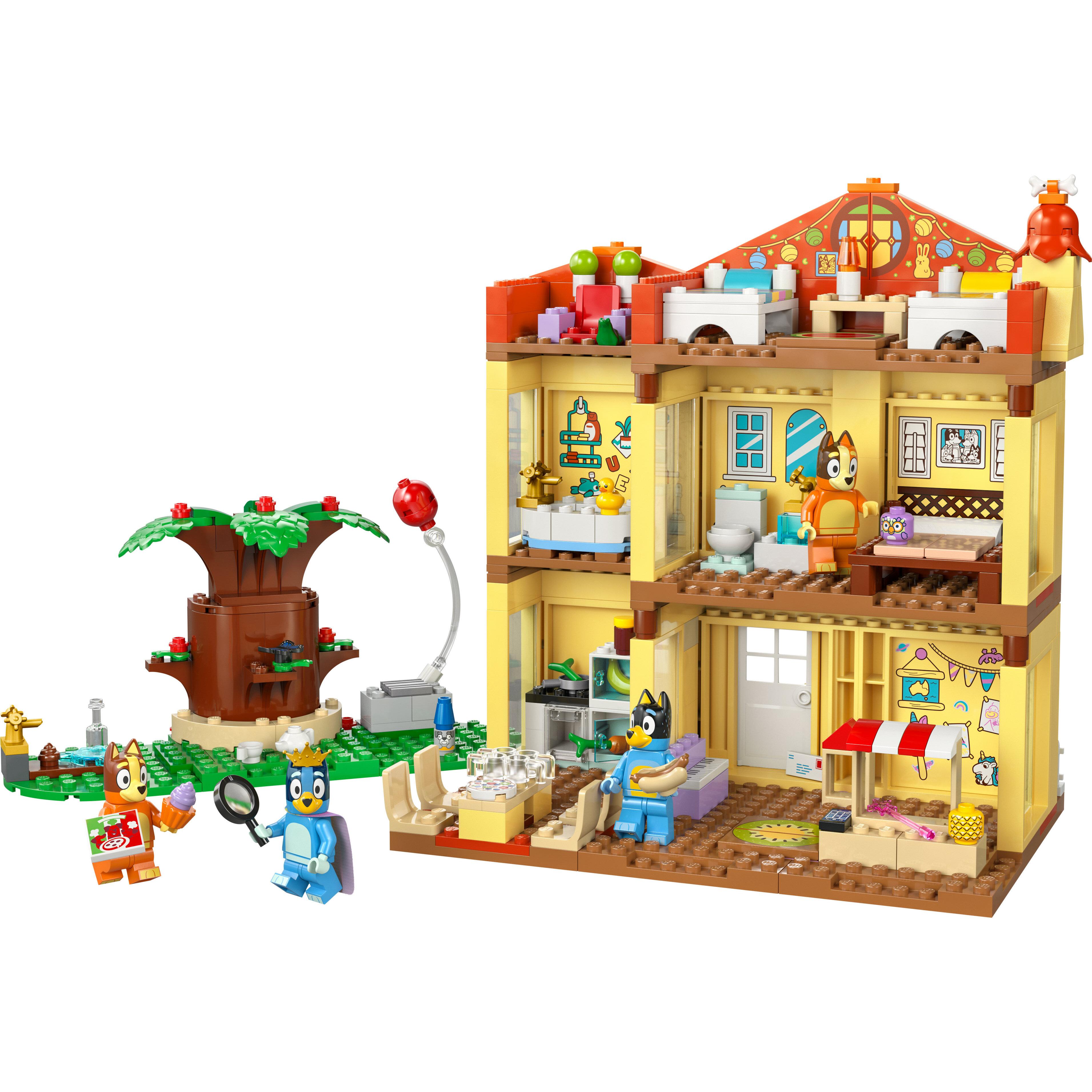 Voir la diapositive 2 : LEGO Bluey 11203 La Maison de Famille de Bluey - Jeu de Construction Fille ou Garçon 4 ans