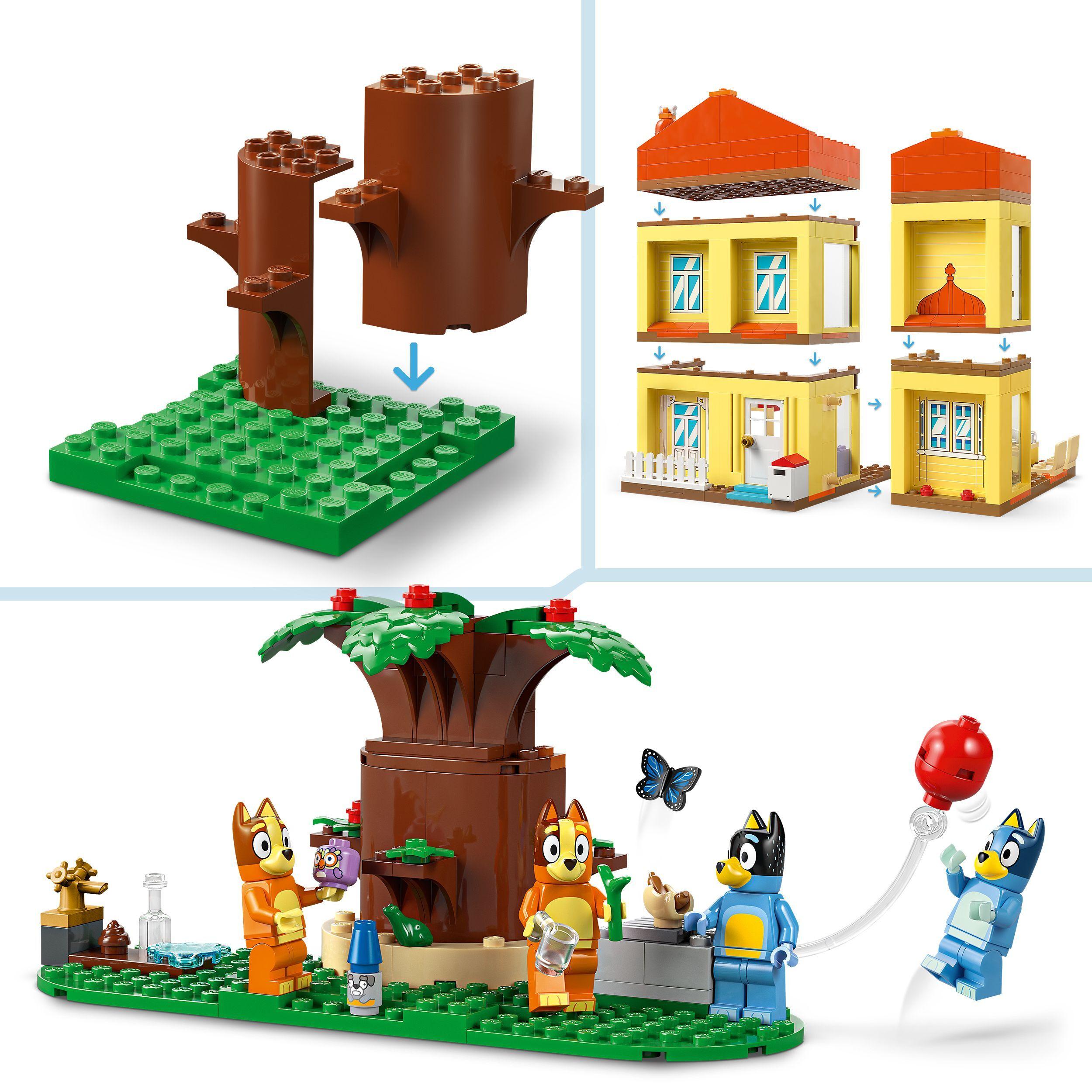 Voir la diapositive 4 : LEGO Bluey 11203 La Maison de Famille de Bluey - Jeu de Construction Fille ou Garçon 4 ans