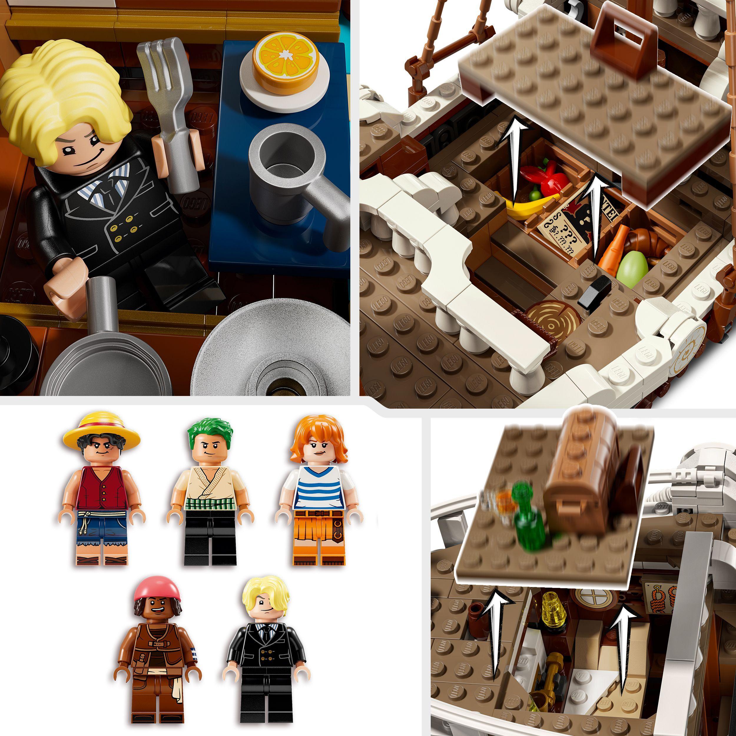 Voir la diapositive 5 : LEGO ONE PIECE 75639 Le Bateau Pirate Vogue Merry - Jeu de Construction pour Garçon 10 ans