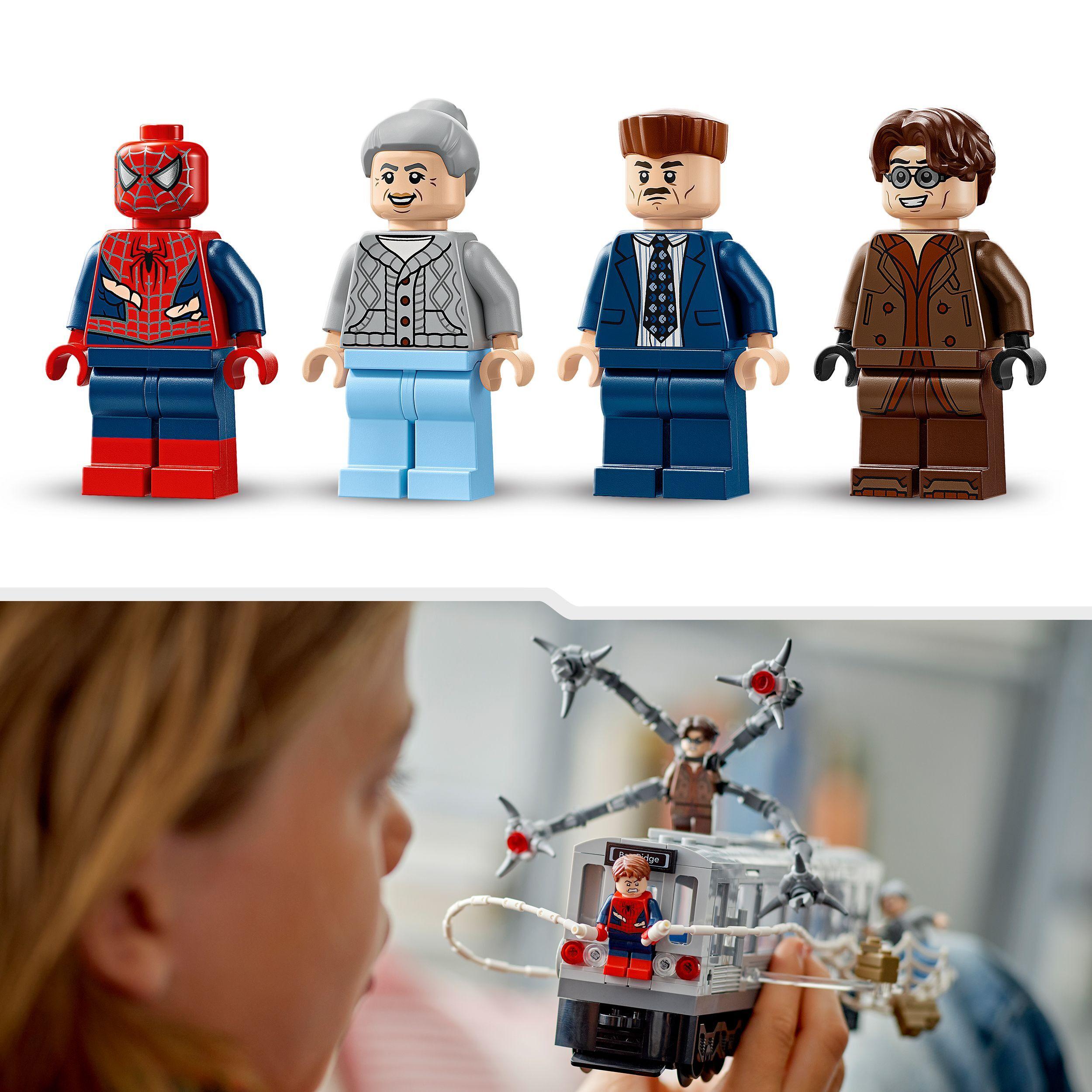 Voir la diapositive 5 : LEGO Marvel 76321 La Scène du Train de Spider-Man et Docteur Octopus - Jouet dès 9 ans