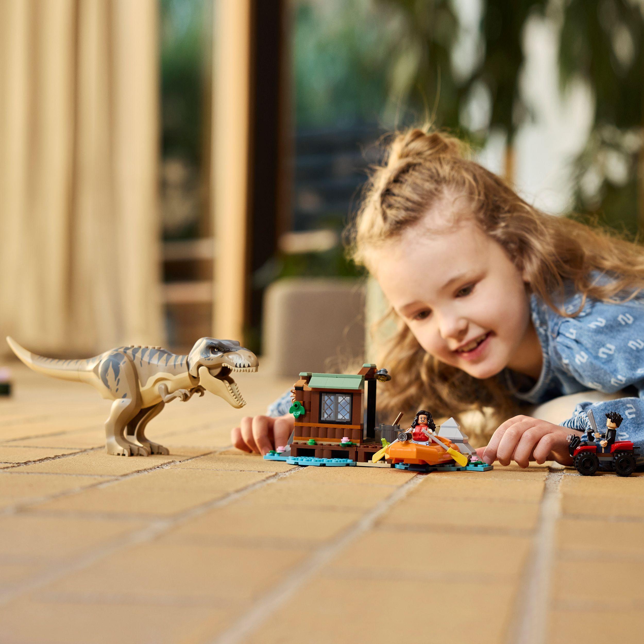 Voir la diapositive 7 : LEGO Jurassic World 76975 Le T. Rex et l’Évasion sur la Rivière - Jeu pour Garçon 5 ans