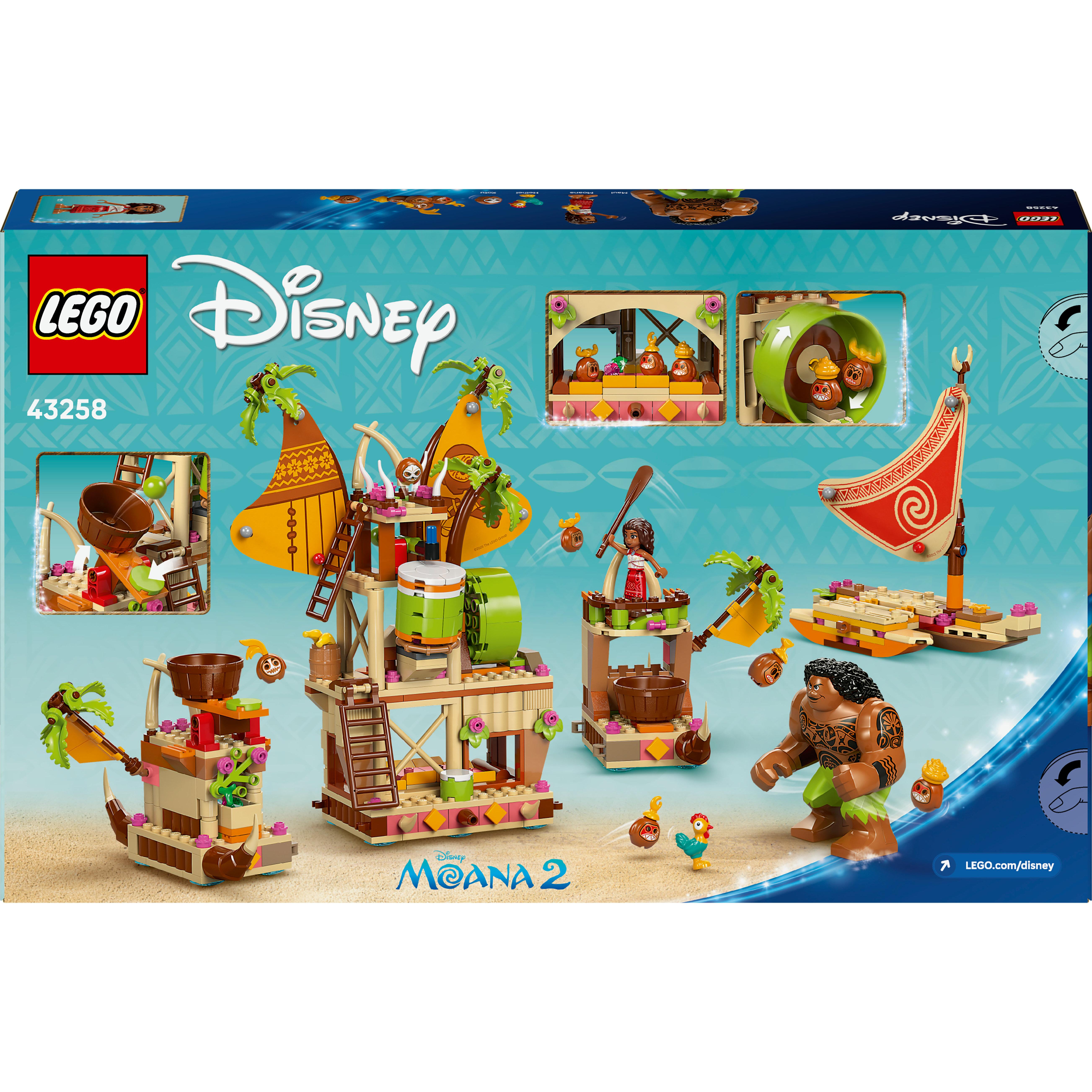 Voir la diapositive 3 : LEGO Disney Vaiana 2 43258 Le Navire des Kakamora - Jeu de Construction dès 7 ans