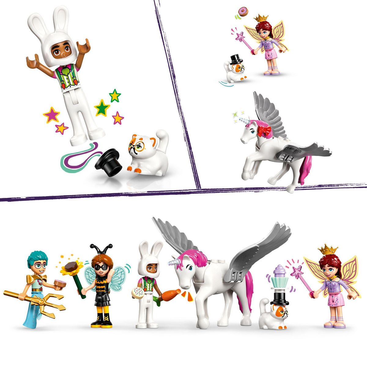 LEGO Friends 42661 - Soiree deguisee avec une Licorne et une Fee