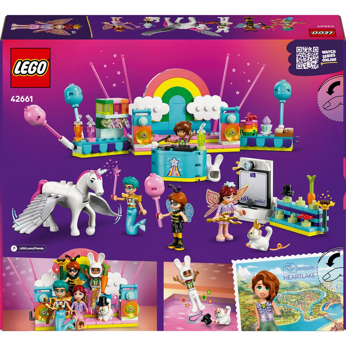 LEGO Friends 42661 - Soiree deguisee avec une Licorne et une Fee