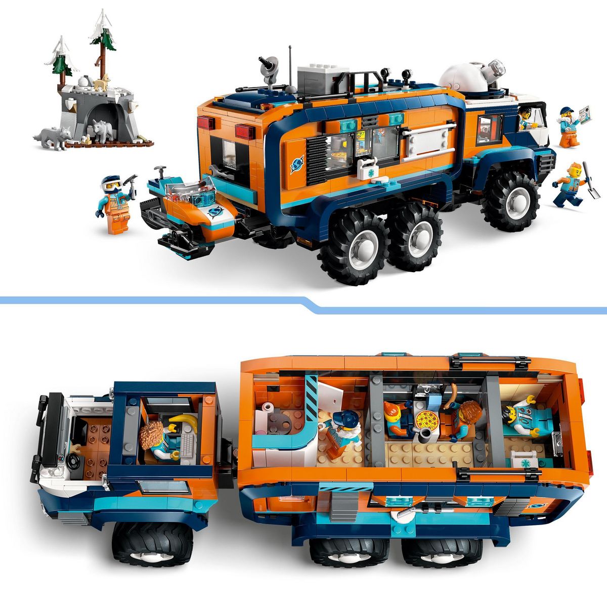 LEGO City 60471 - La Camion Scientifique des Explorateurs en Arctique