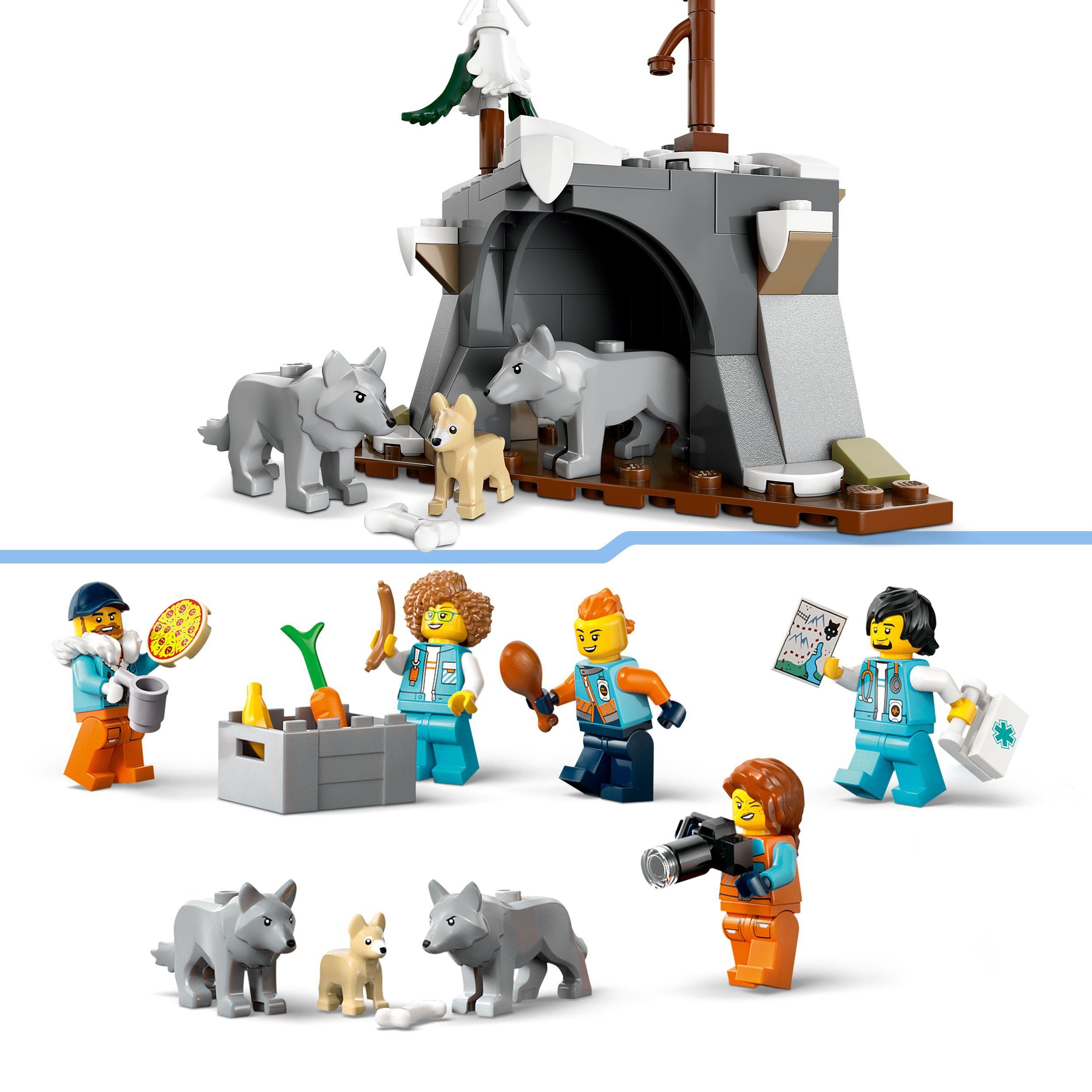Voir la diapositive 5 : LEGO City 60471 Le Camion Scientifique des Explorateurs en Arctique - Jeu 8 ans - Cadeau
