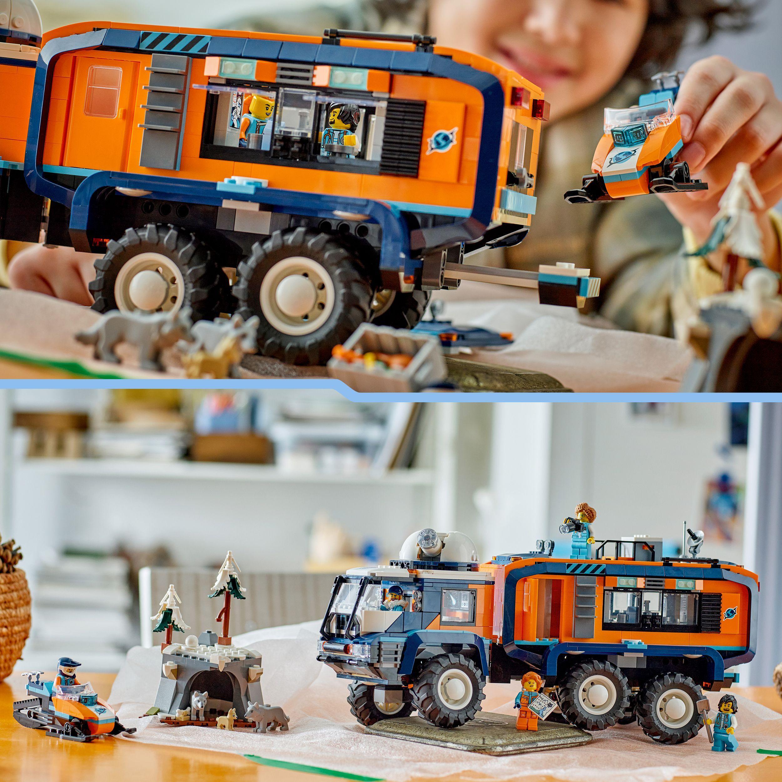 Voir la diapositive 6 : LEGO City 60471 Le Camion Scientifique des Explorateurs en Arctique - Jeu 8 ans - Cadeau