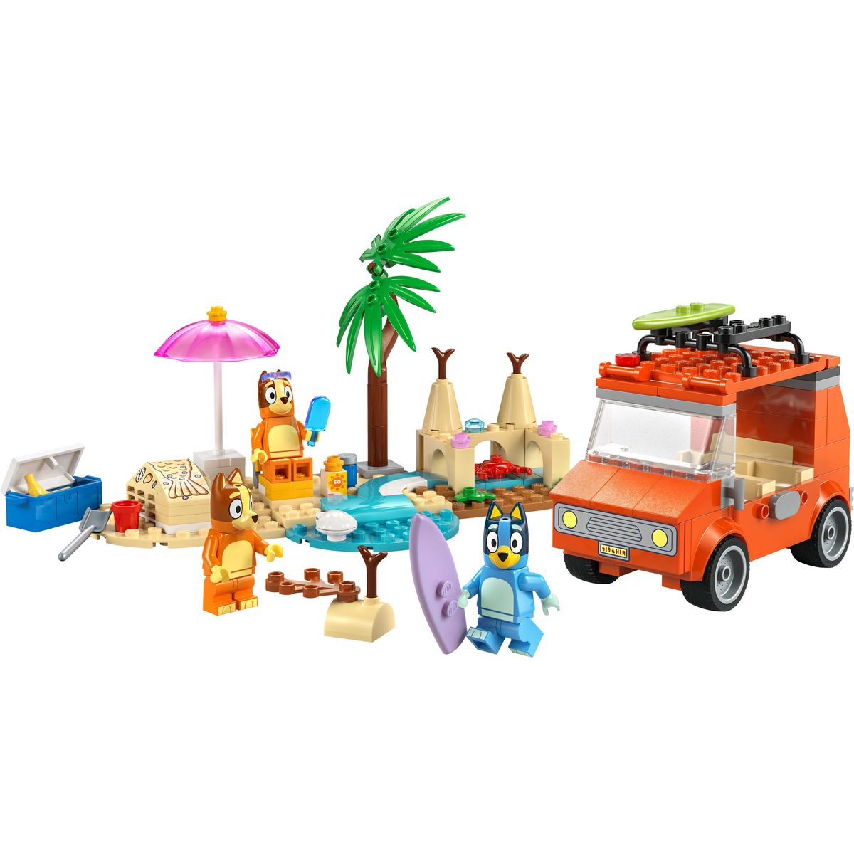 LEGO Bluey 11202 - Les vacances et le voyage en voiture de Bluey