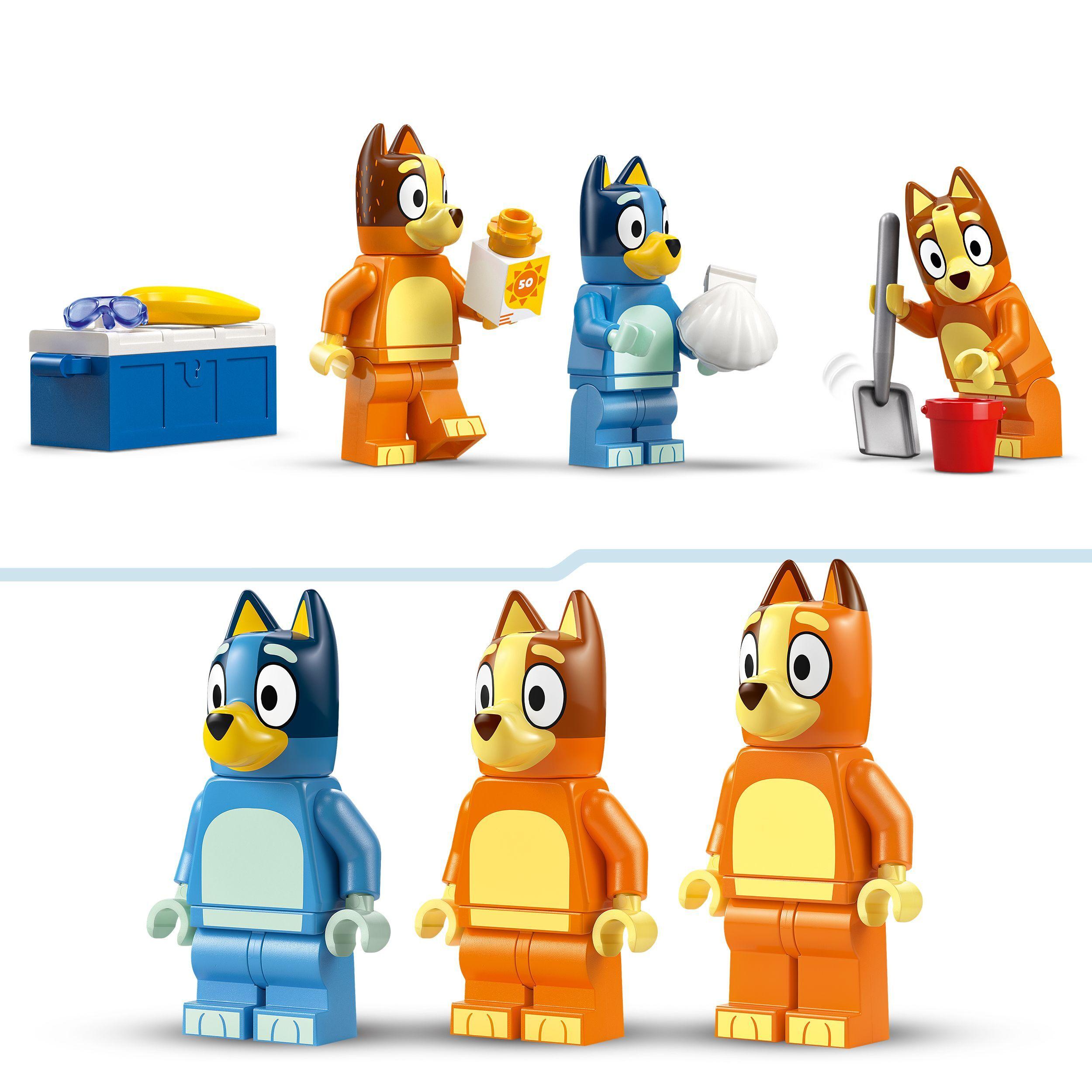 Voir la diapositive 5 : LEGO Bluey 11202 Les Vacances et le Voyage en Voiture de Bluey - Jeu de Construction 4 ans
