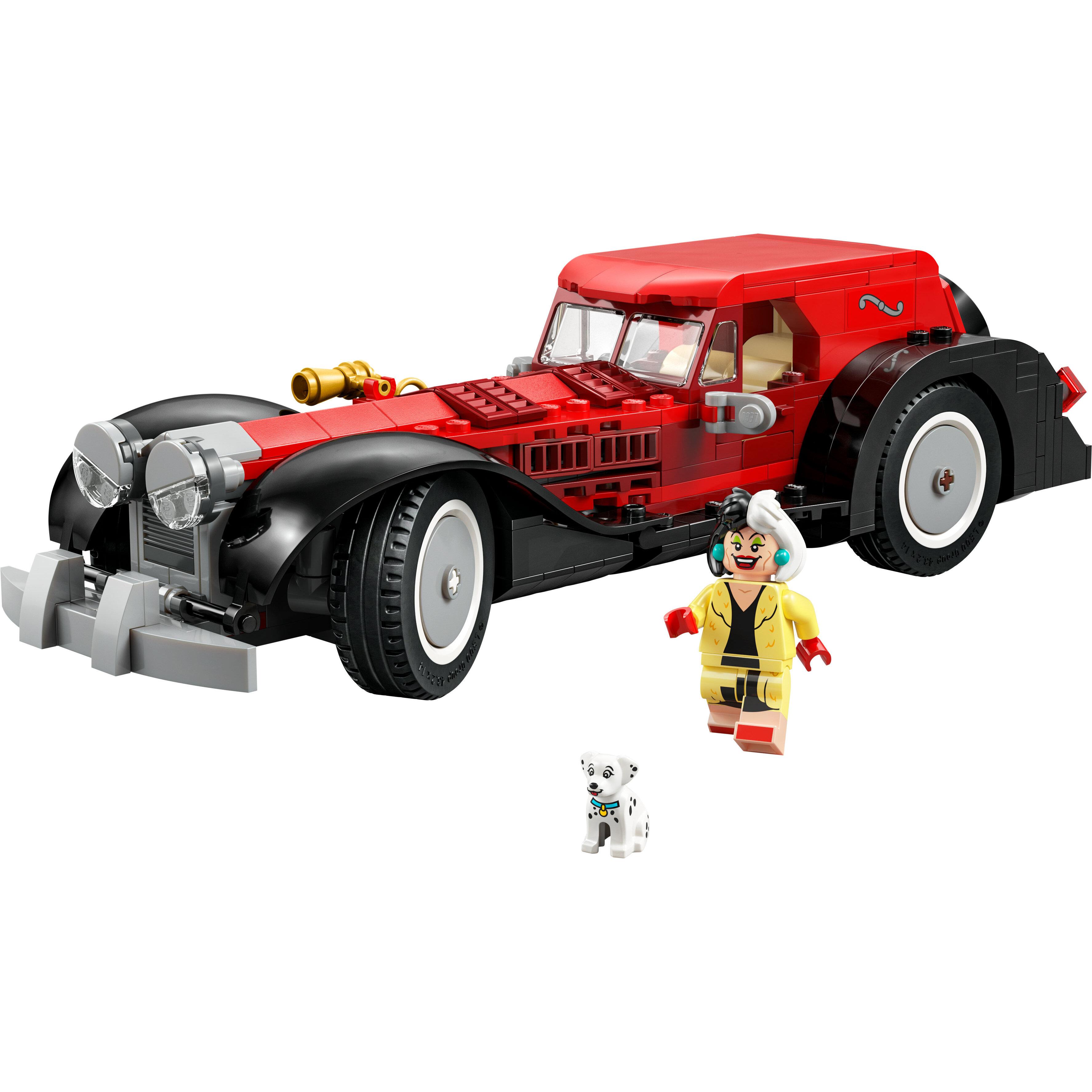 Voir la diapositive 2 : LEGO Disney 43277 La Voiture de Cruella d’Enfer - Jeu de Construction dès 9 ans - Chien
