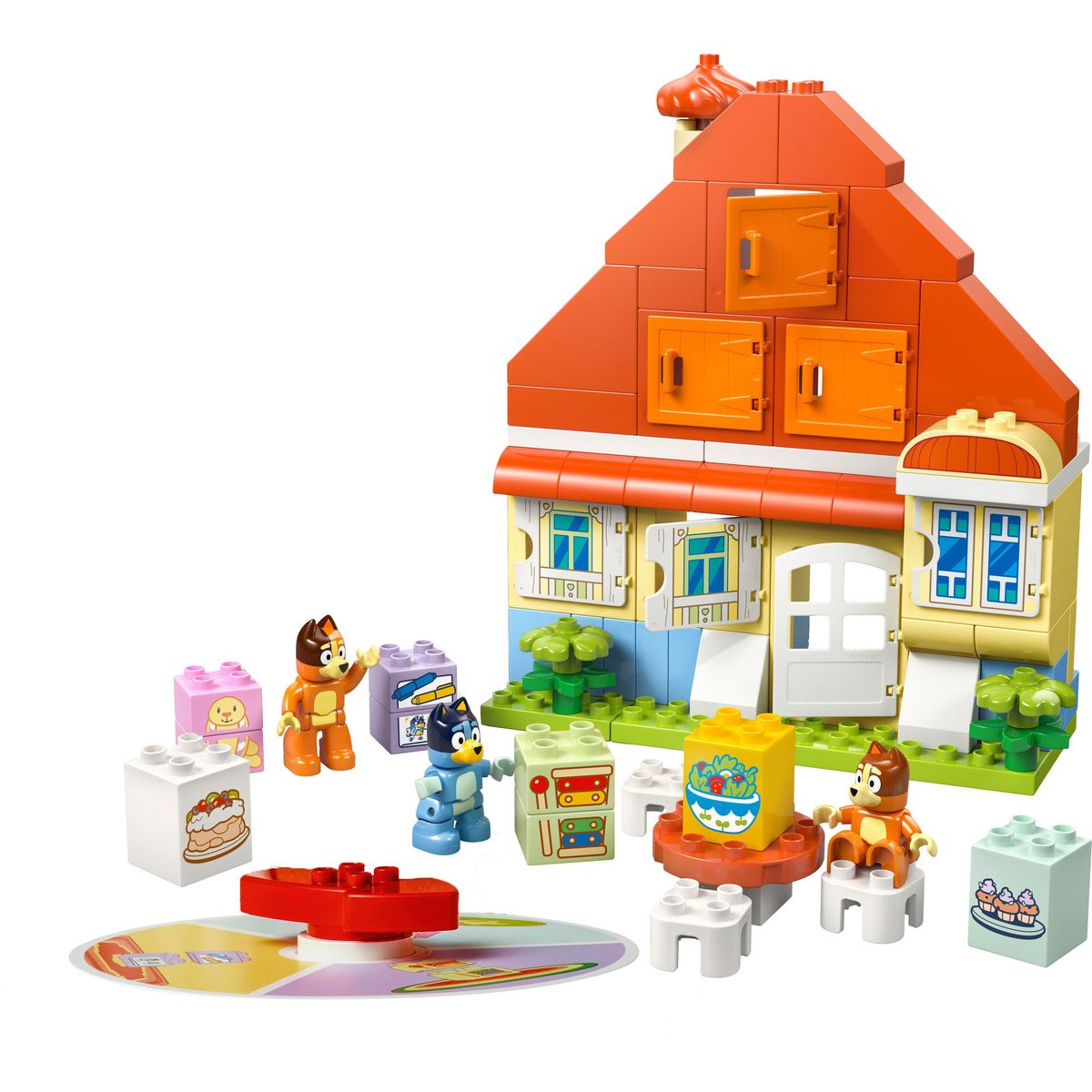 LEGO DUPLO 10459 - La maison de famille de Bluey et le jeu de mémoire