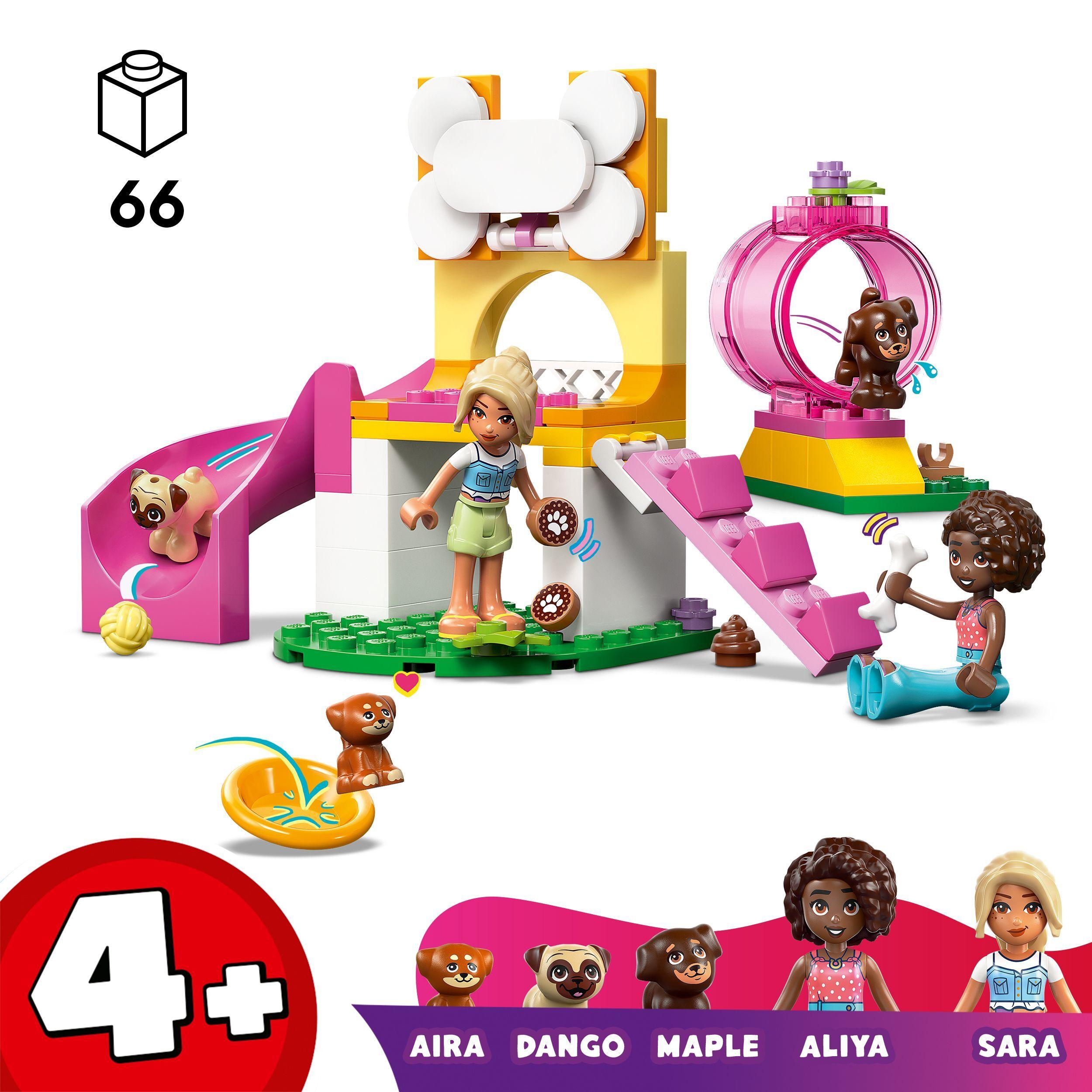 Voir la diapositive 3 : LEGO Friends 42665 L’Aire de Jeux des Chiots - Jeu Créatif pour Fille ou Garçon dès 4 ans