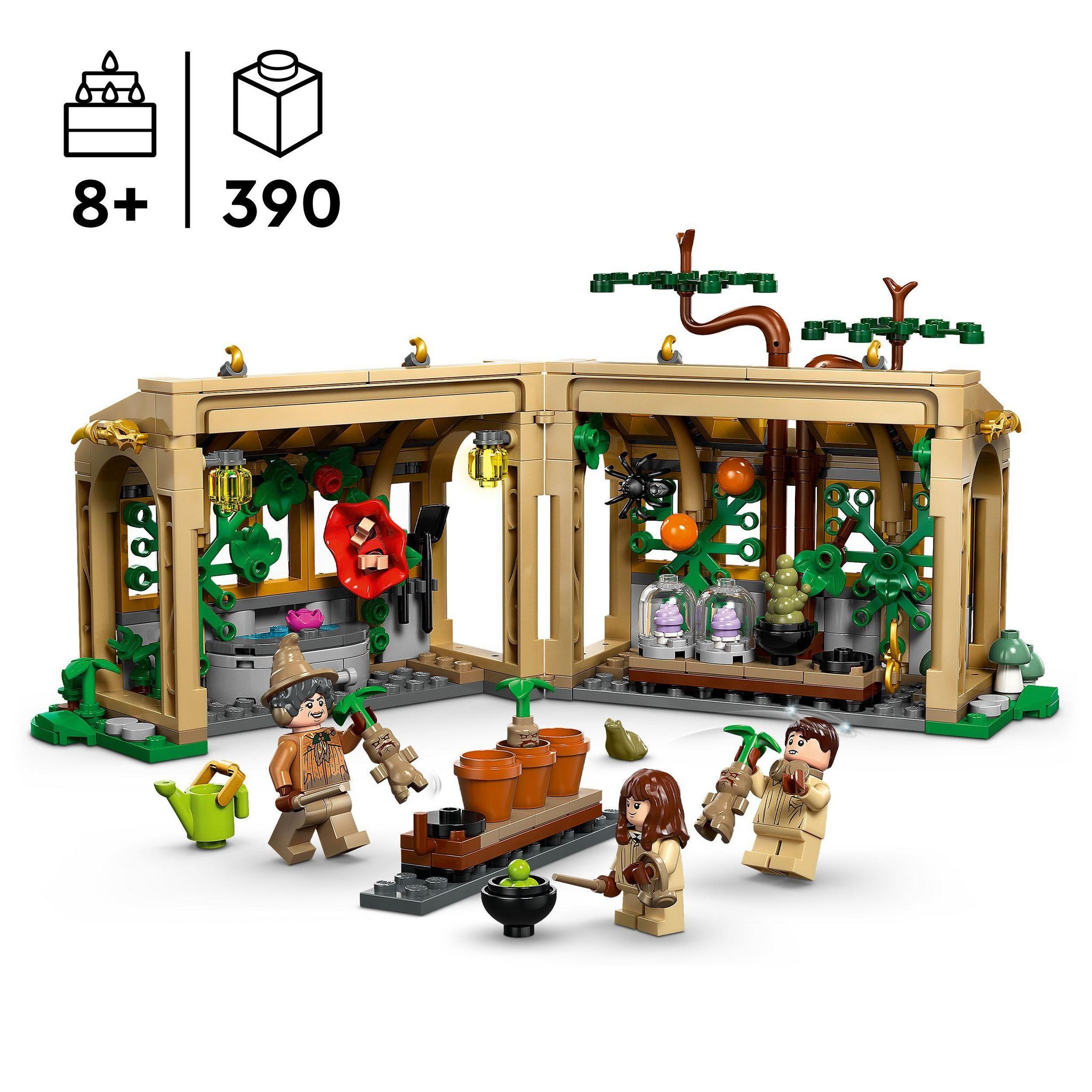 Voir la diapositive 3 : LEGO Harry Potter 76445 - Le chateau de Poudlard : Le cours de Botanique
