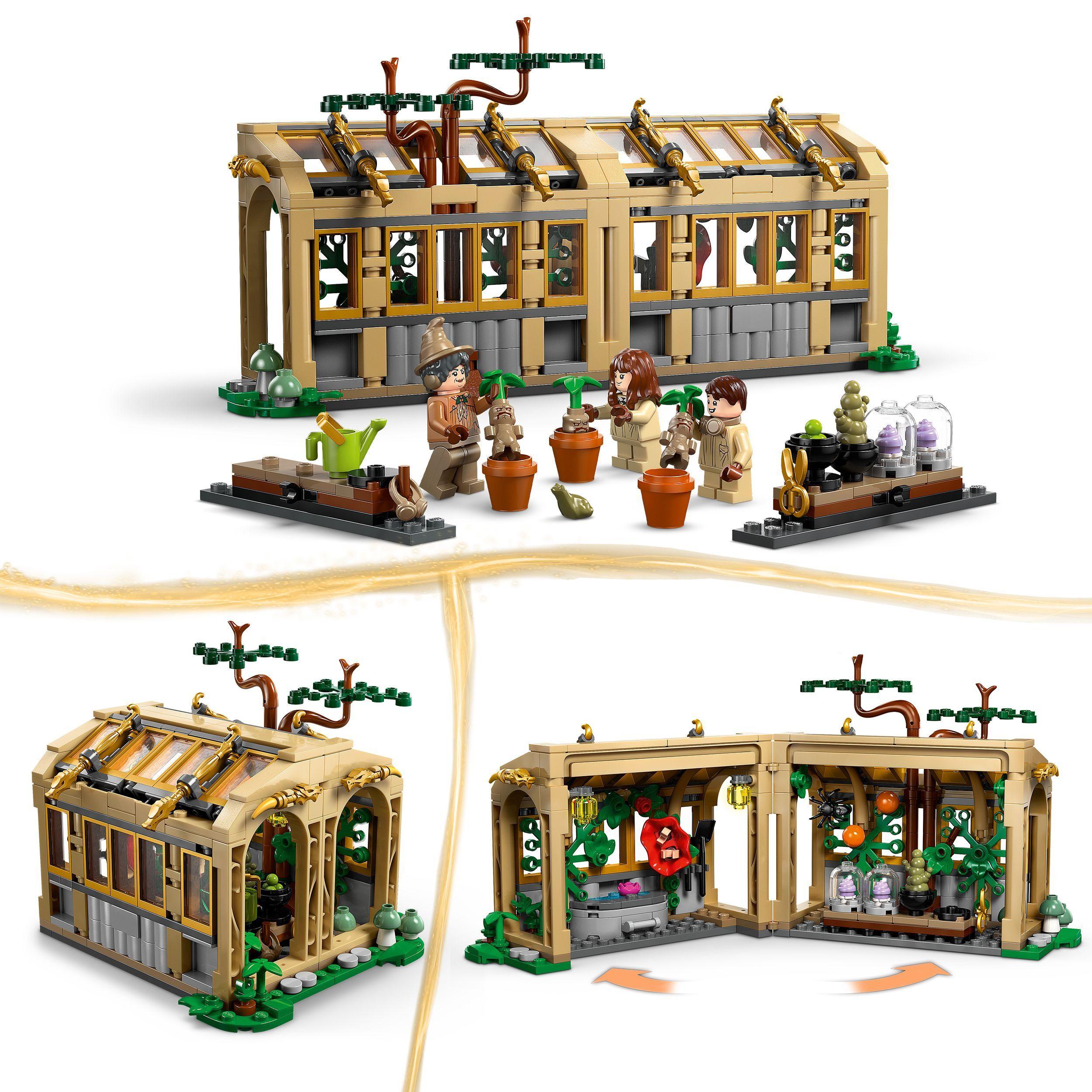 Voir la diapositive 4 : LEGO Harry Potter 76445 Le Château de Poudlard : Le Cours de Botanique - Jouet dès 8 ans
