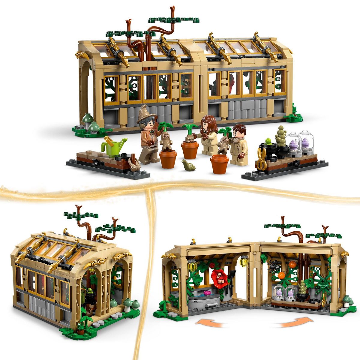 LEGO Harry Potter 76445 - Le chateau de Poudlard : Le cours de Botanique