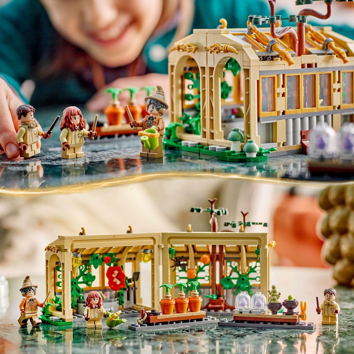 LEGO Harry Potter 76445 - Le chateau de Poudlard : Le cours de Botanique
