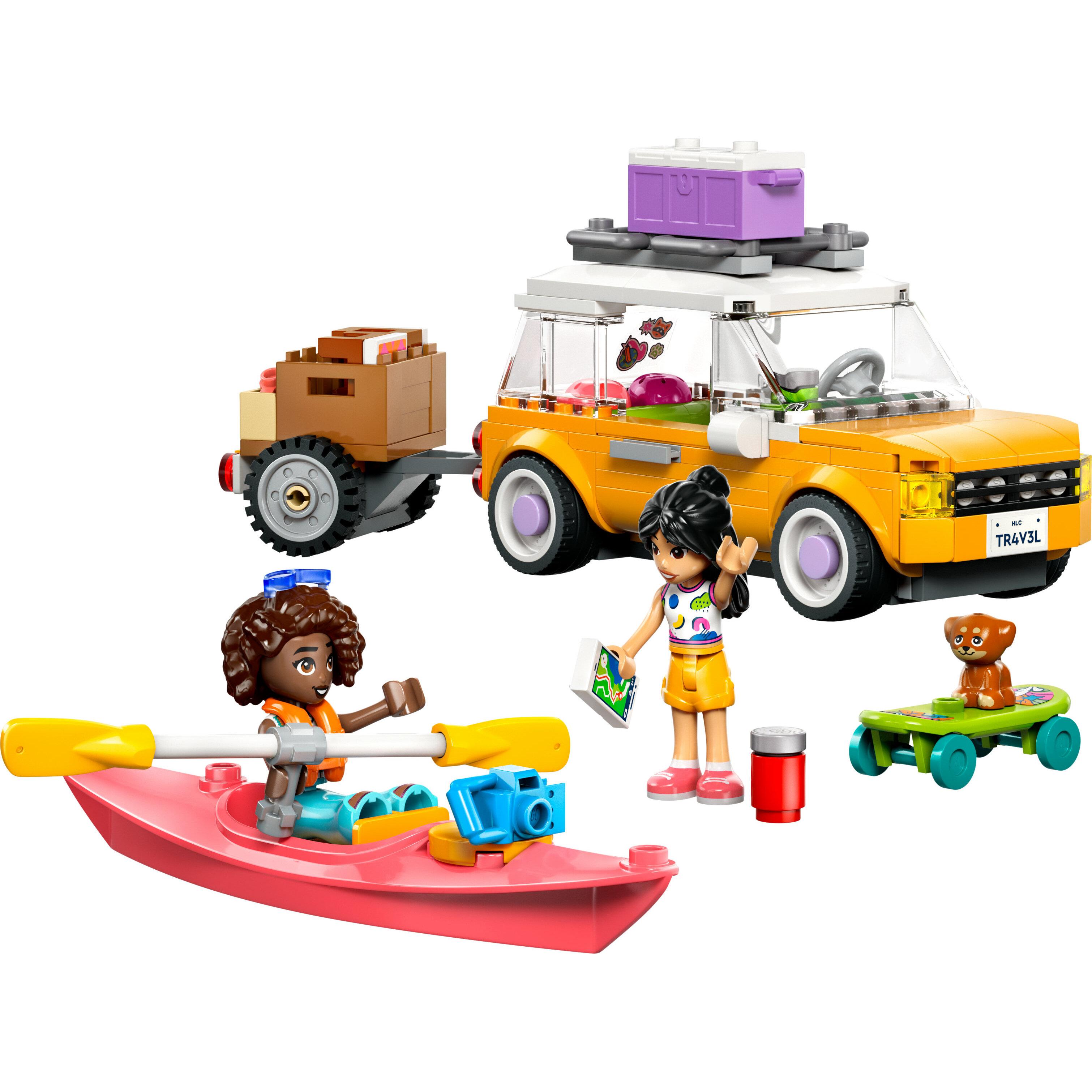 Voir la diapositive 2 : LEGO Friends 42659 Voyage en Voiture entre Amies - Jouet de Construction dès 6 ans - Chiot