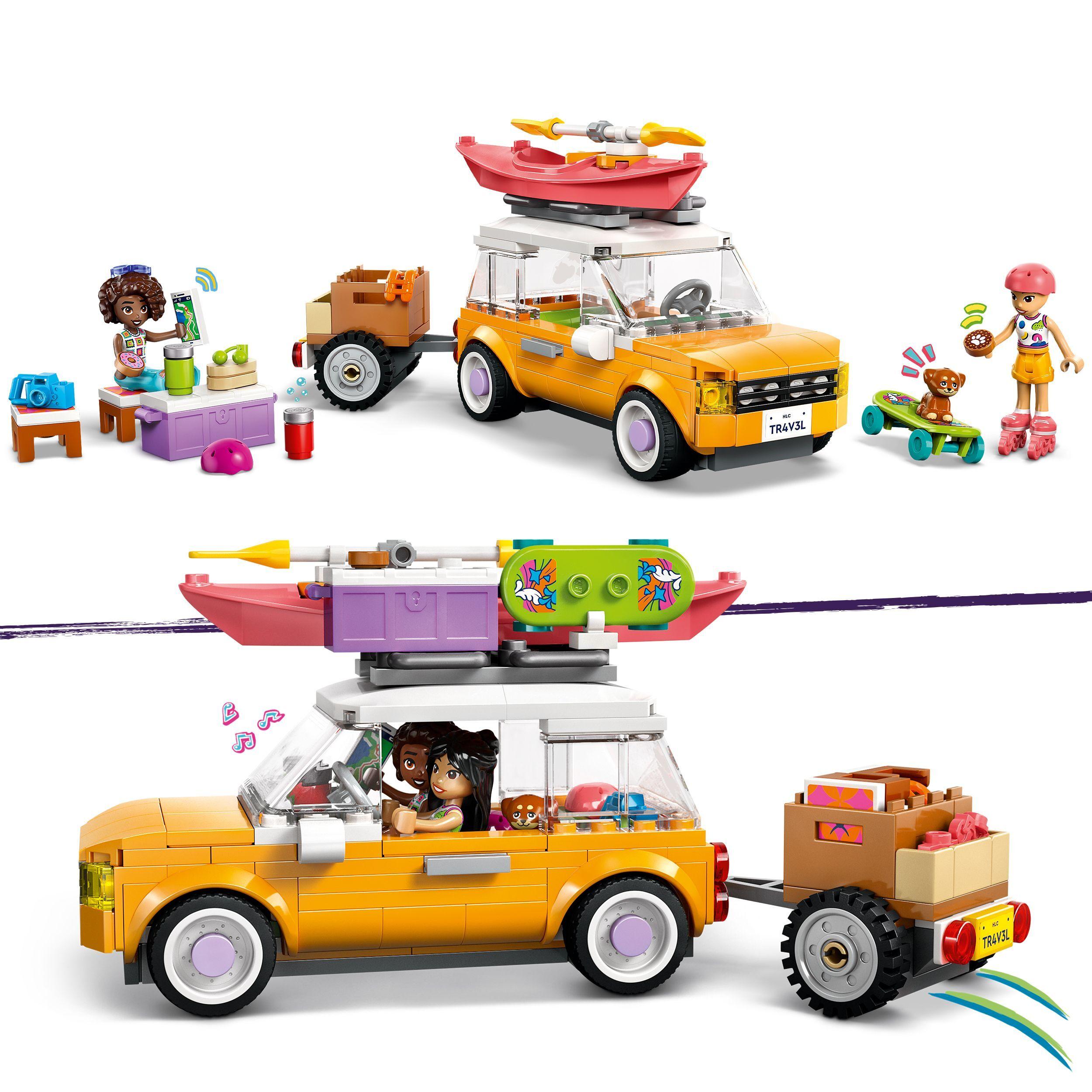 Voir la diapositive 4 : LEGO Friends 42659 Voyage en Voiture entre Amies - Jouet de Construction dès 6 ans - Chiot