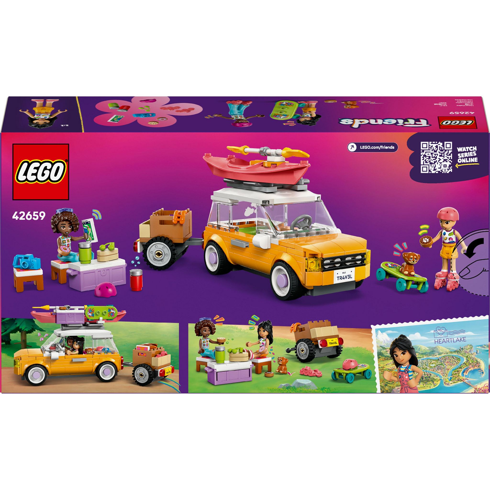 Voir la diapositive 8 : LEGO Friends 42659 - Voyage en voiture entre amies