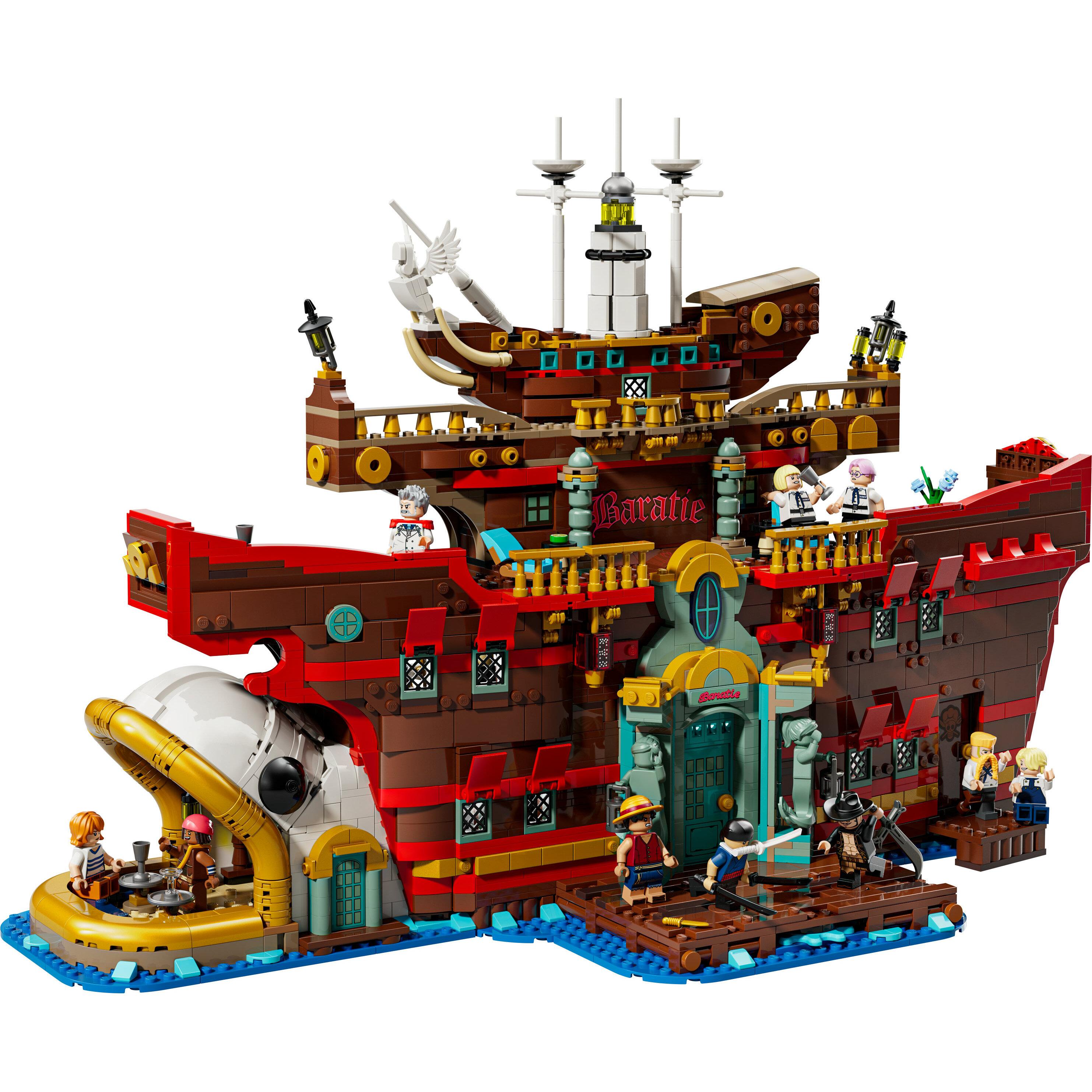 Voir la diapositive 2 : LEGO ONE PIECE 75640 Le Restaurant Flottant Baratie - Set de Construction Anime - Adulte