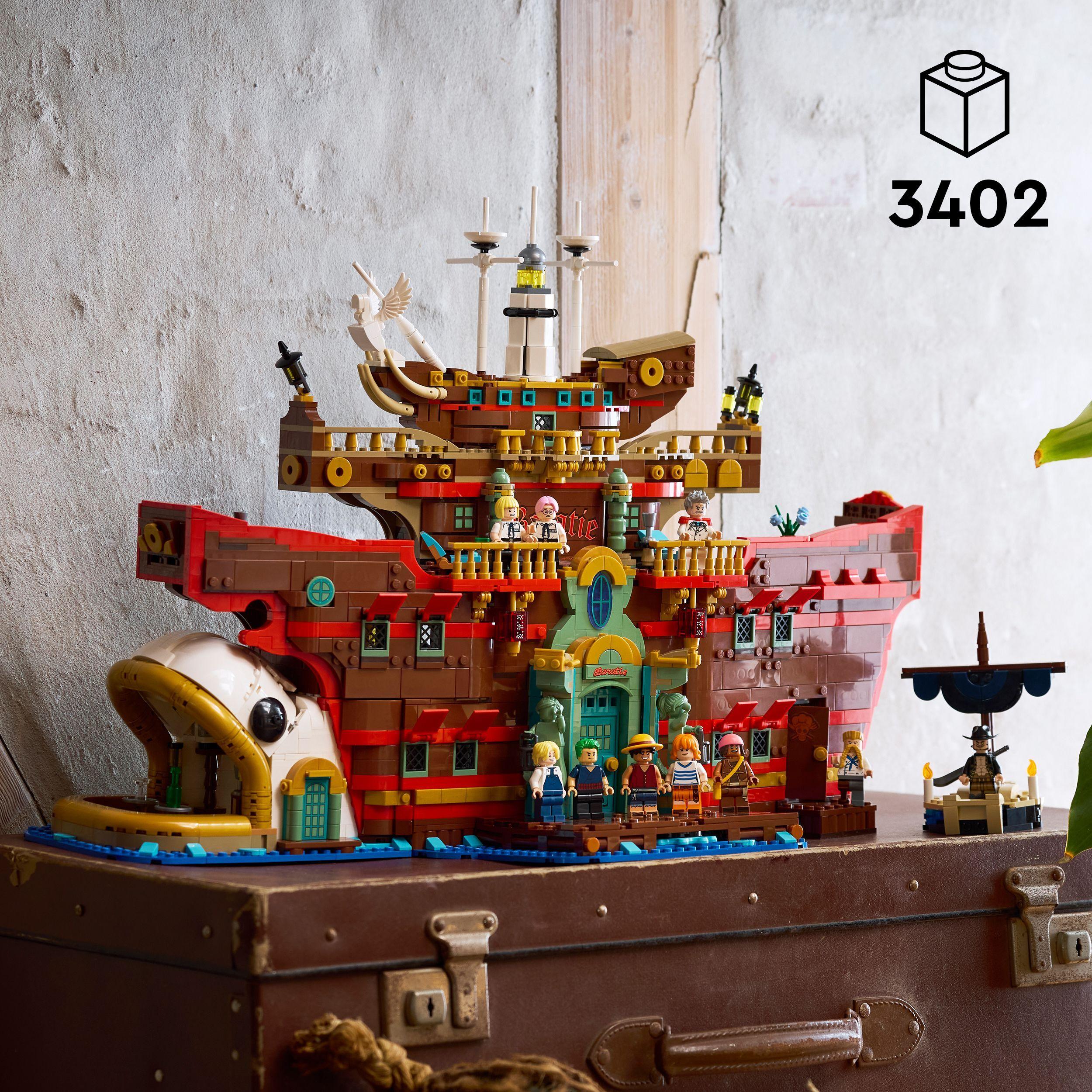 Voir la diapositive 3 : LEGO ONE PIECE 75640 Le Restaurant Flottant Baratie - Set de Construction Anime - Adulte