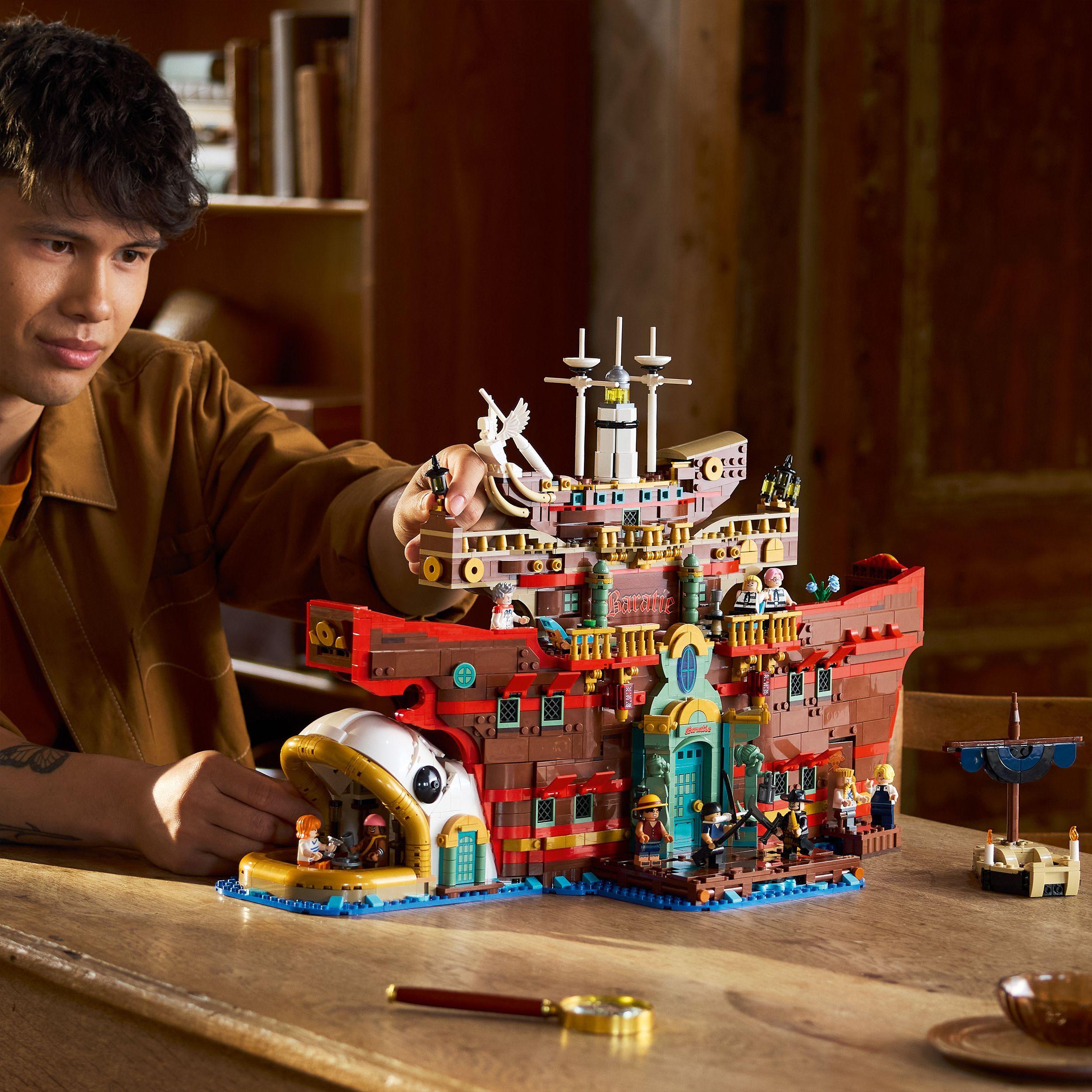 Voir la diapositive 7 : LEGO ONE PIECE 75640 Le Restaurant Flottant Baratie - Set de Construction Anime - Adulte