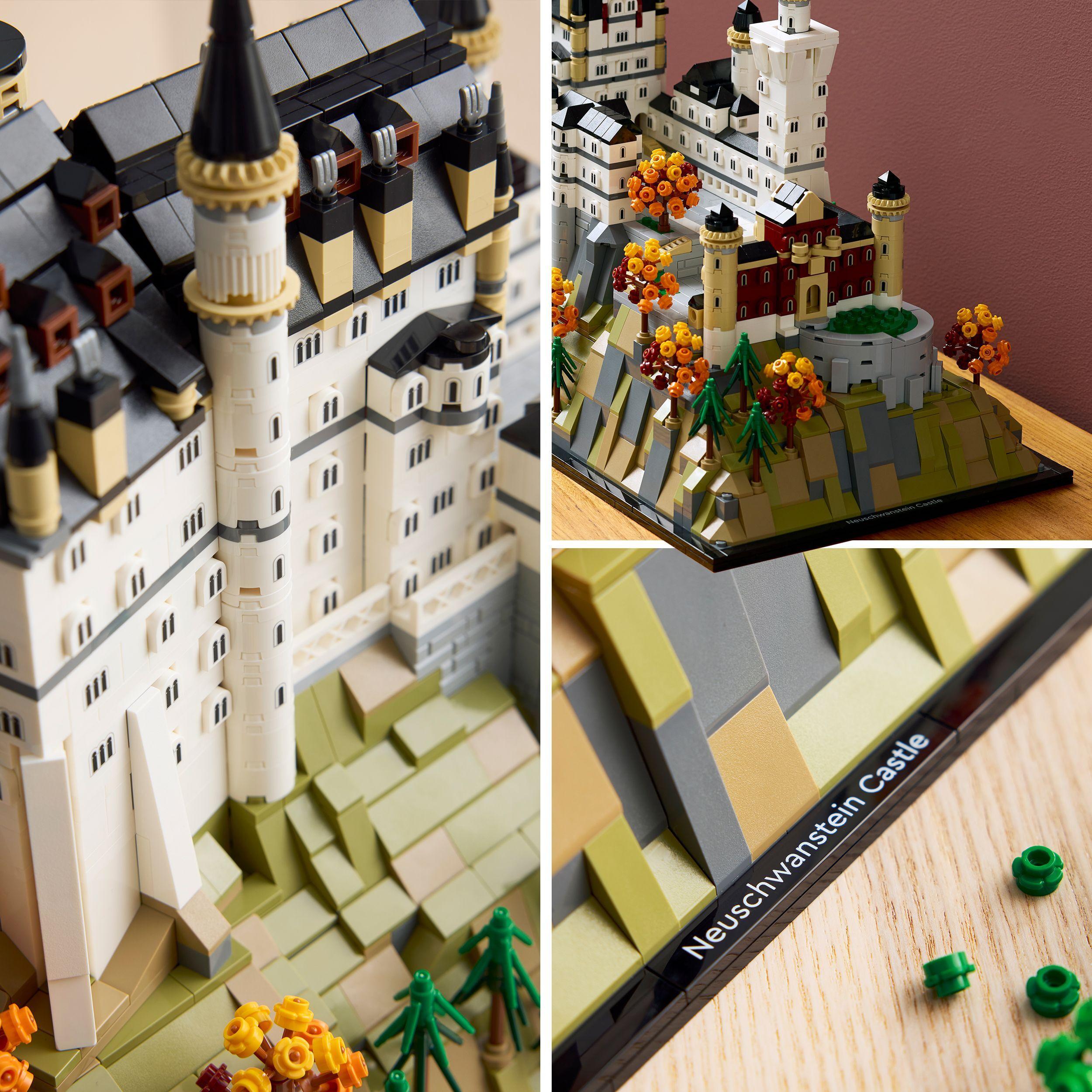 Voir la diapositive 6 : LEGO Architecture 21063 Le Château de Neuschwanstein - Set de Construction pour Adulte