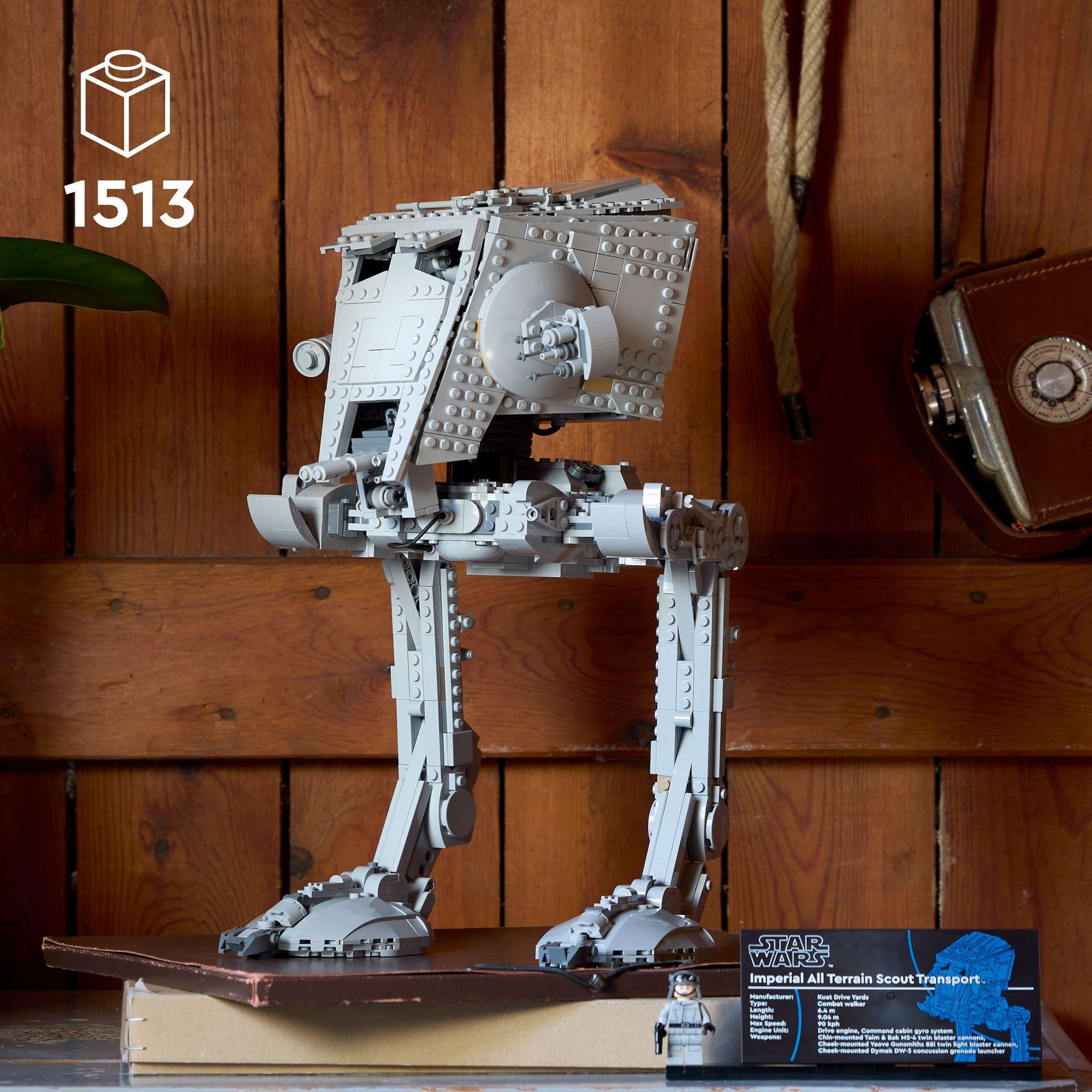 Voir la diapositive 3 : LEGO Star Wars 75417 Le Marcheur AT-ST - Set de Construction pour Adulte - Décoration