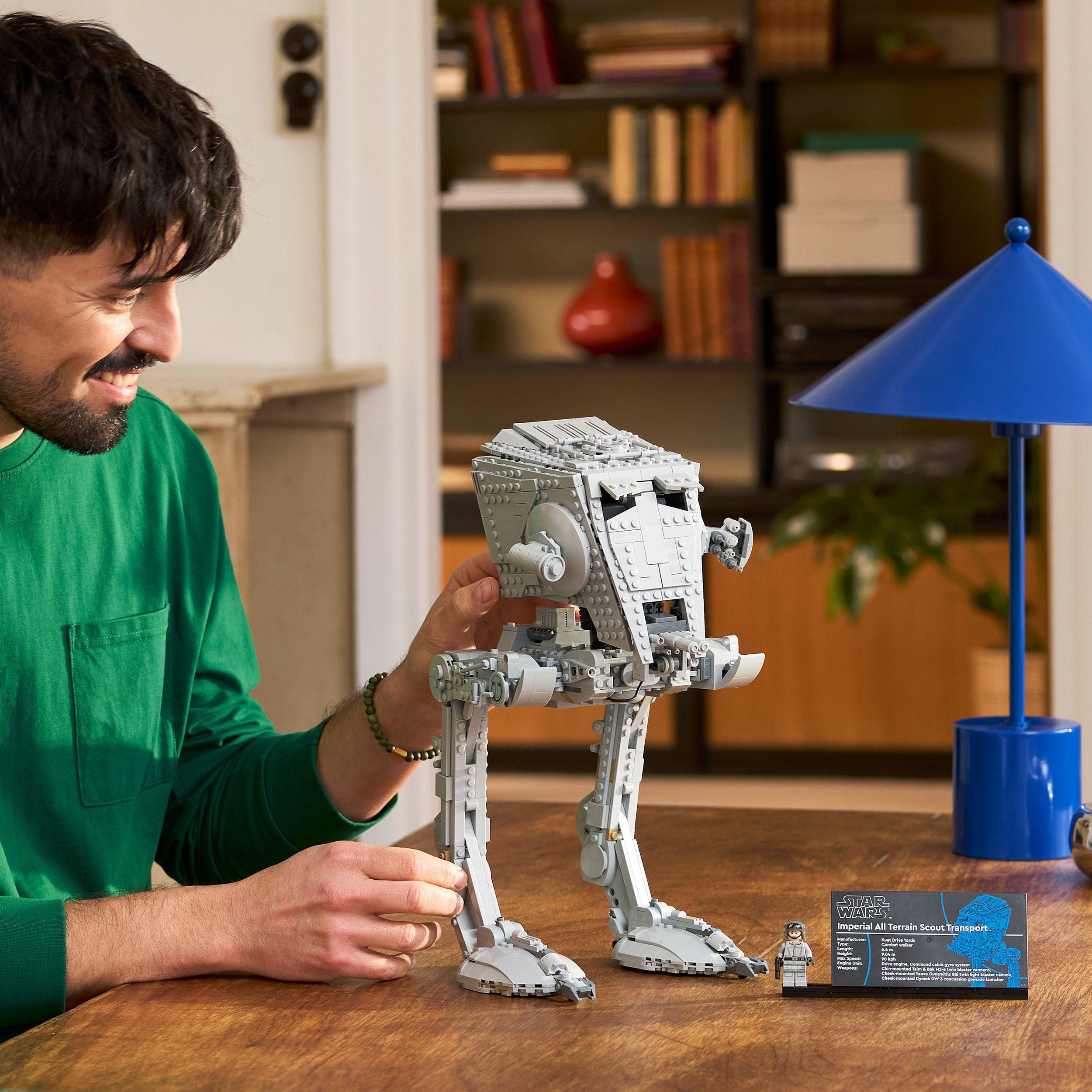 Voir la diapositive 7 : LEGO Star Wars 75417 Le Marcheur AT-ST - Set de Construction pour Adulte - Décoration