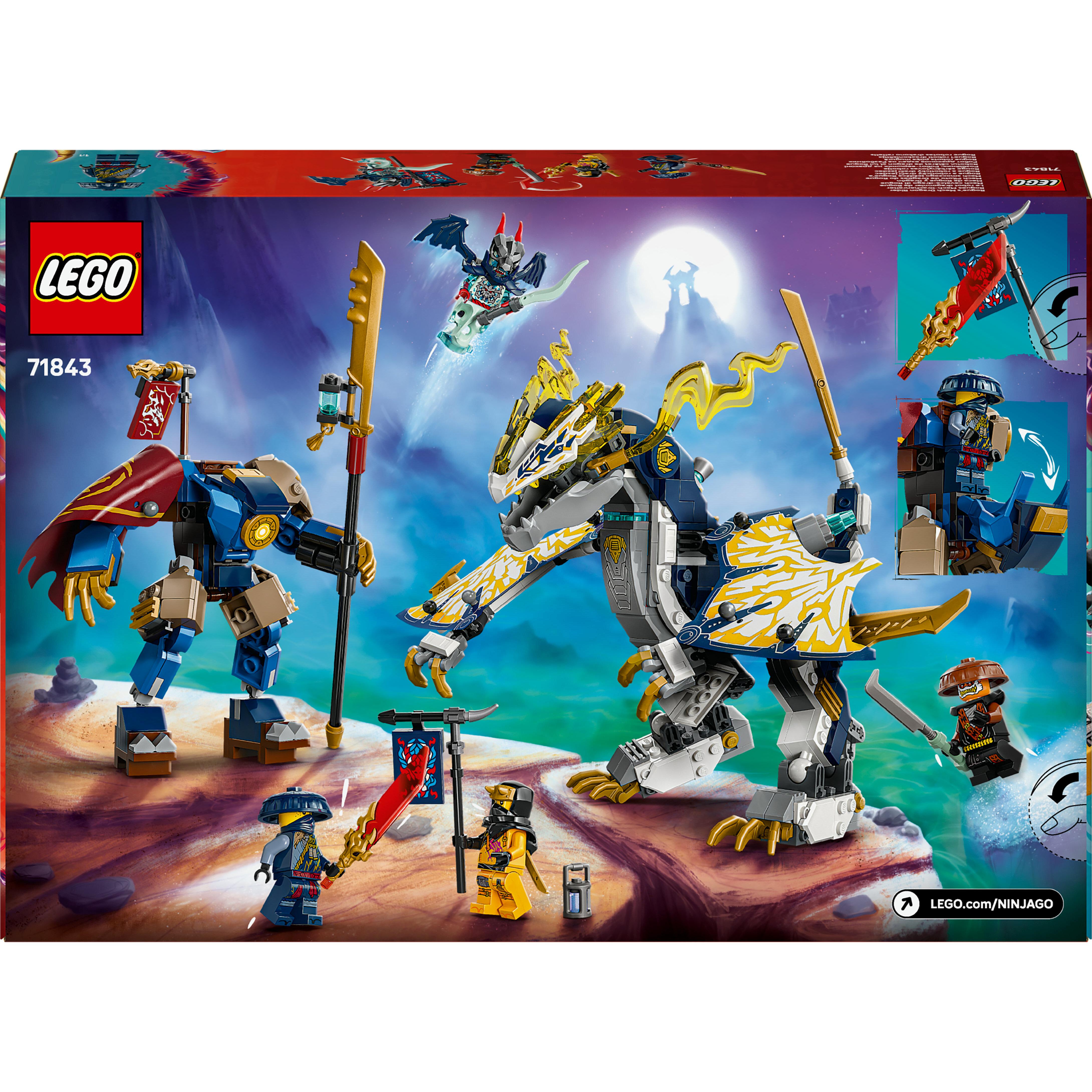 Voir la diapositive 8 : LEGO NINJAGO 71843 Le Robot Dragonnier de Rogue - Jouet pour Garçon ou Fille dès 8 ans