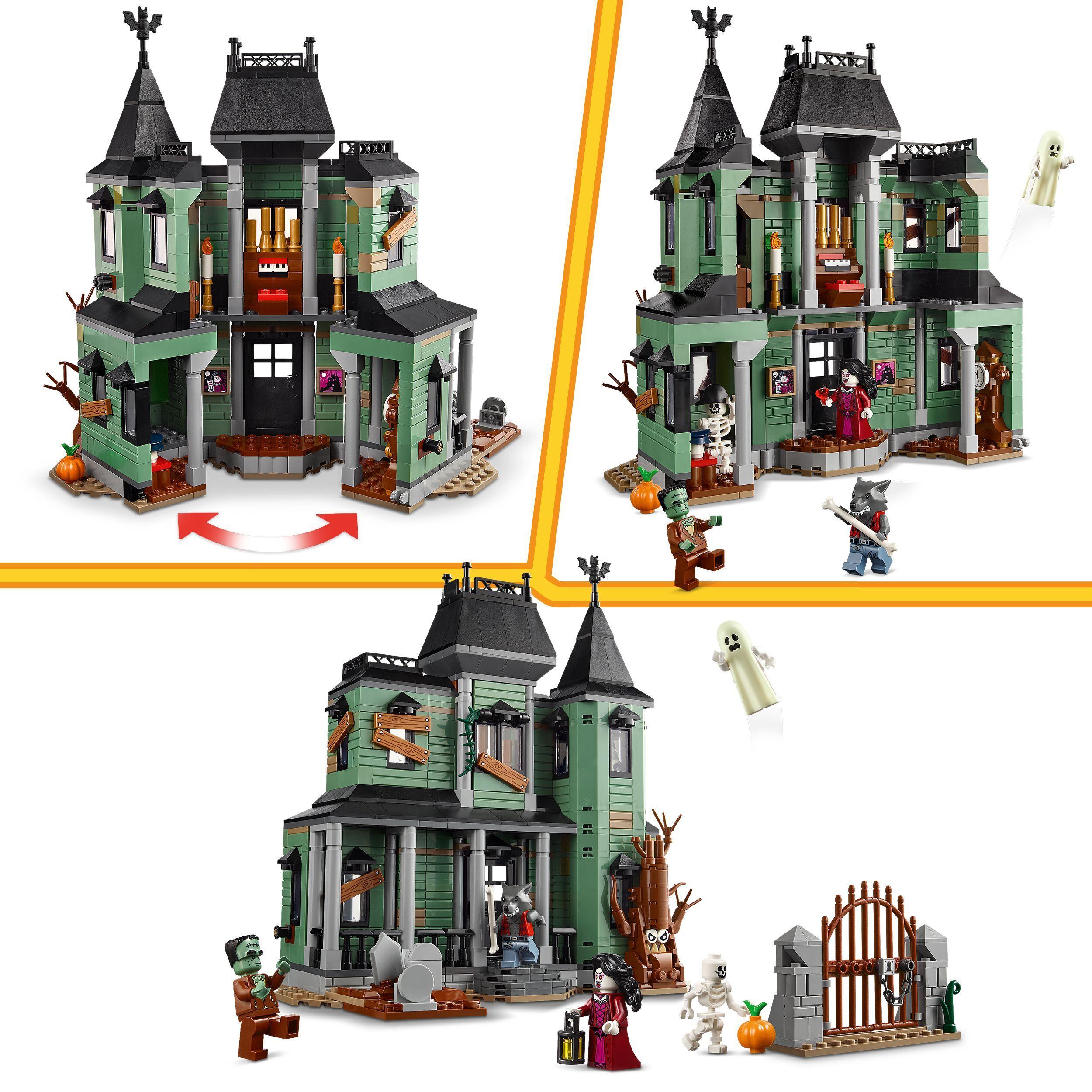 Voir la diapositive 4 : LEGO Creator 3-en-1 31167 Le Manoir Hanté - Jeu de Construction pour Garçon dès 9 ans