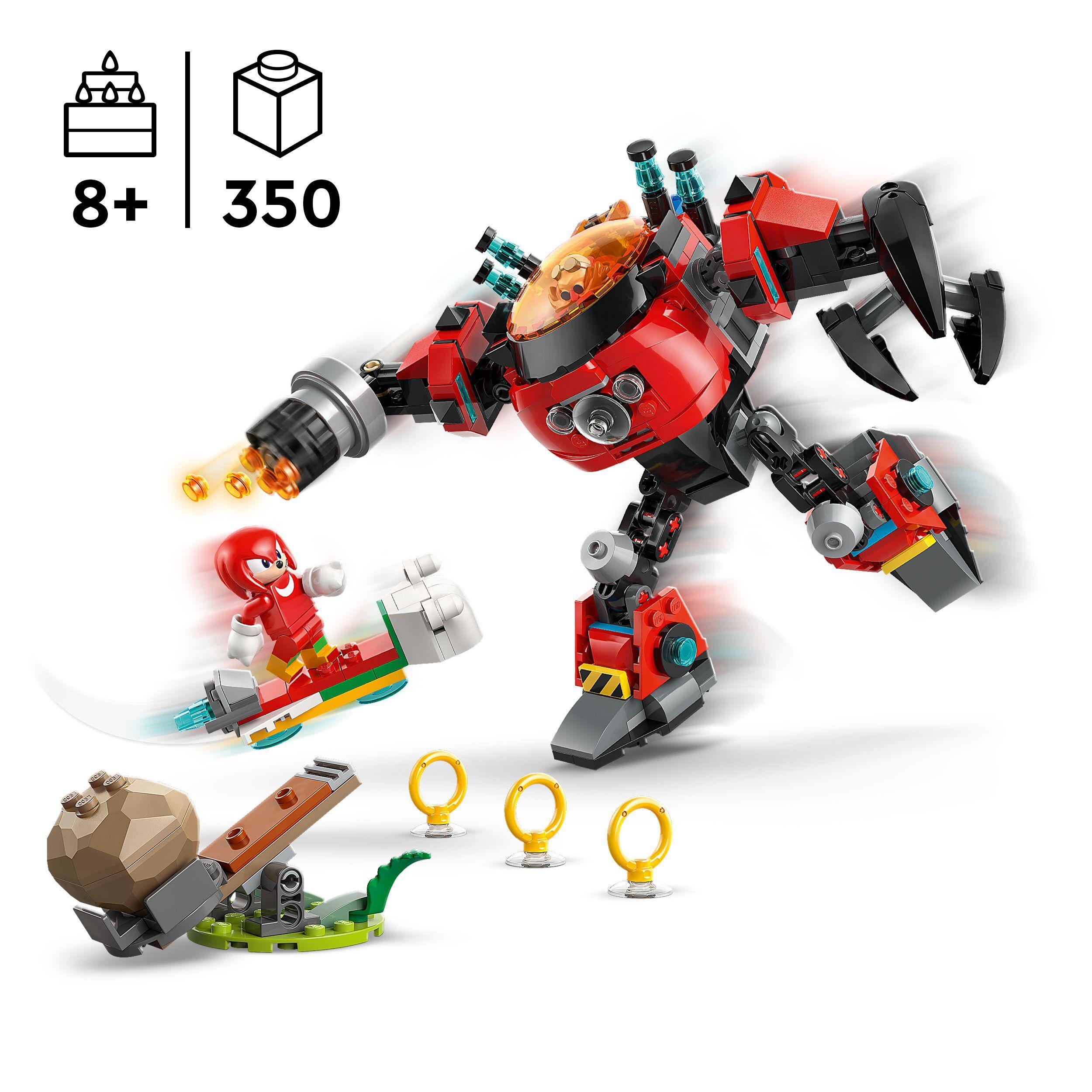 Voir la diapositive 3 : LEGO Sonic the Hedgehog 77005 Knuckles contre l’Egg Crusher de Dr. Eggman - Jeu dès 8 ans