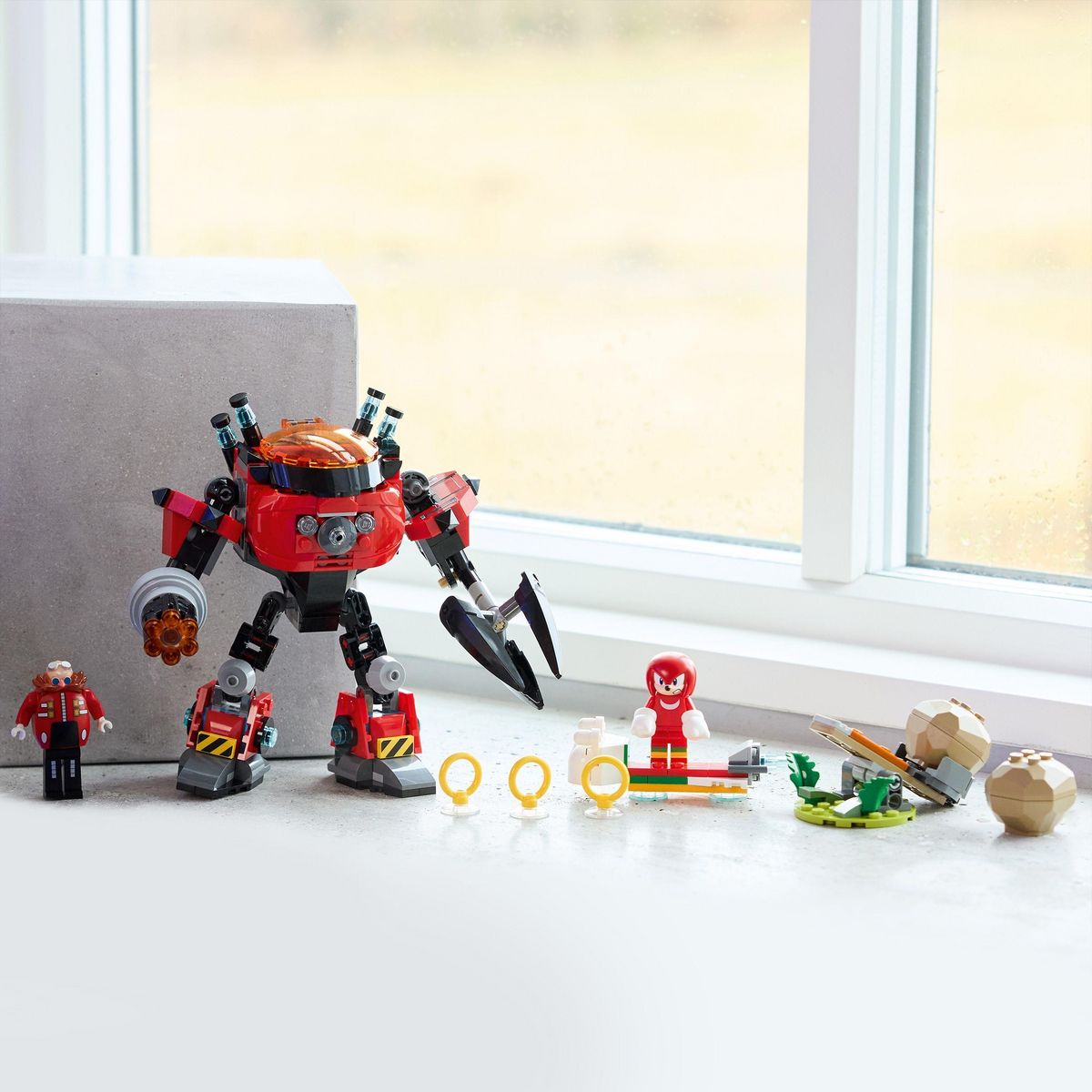 LEGO Sonic 77005 - Knuckles contre l'Egg Crusher de Dr Eggman