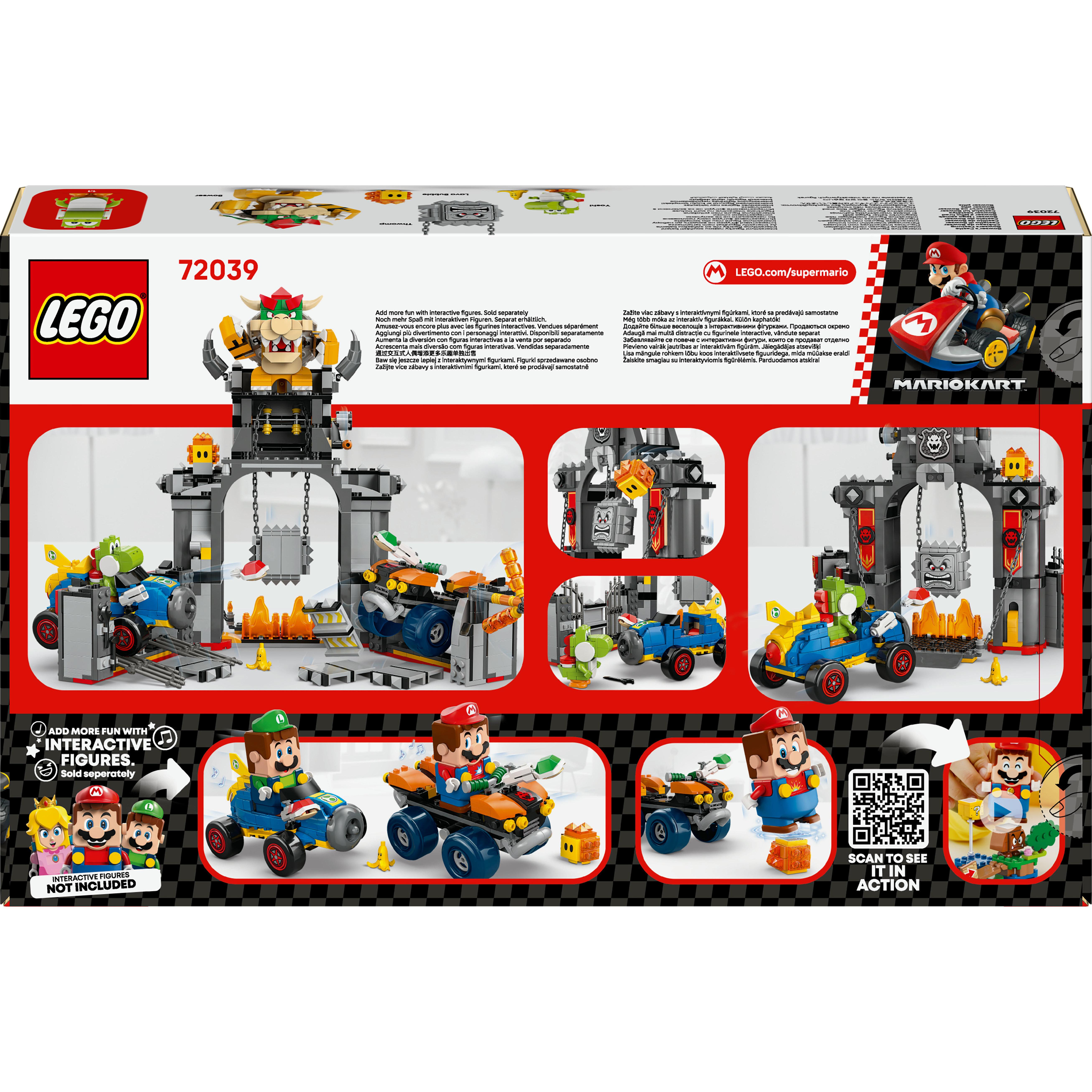 Voir la diapositive 3 : LEGO Super Mario 72039 Mario Kart – Château de Bowser - Jeu de Construction dès 9 ans