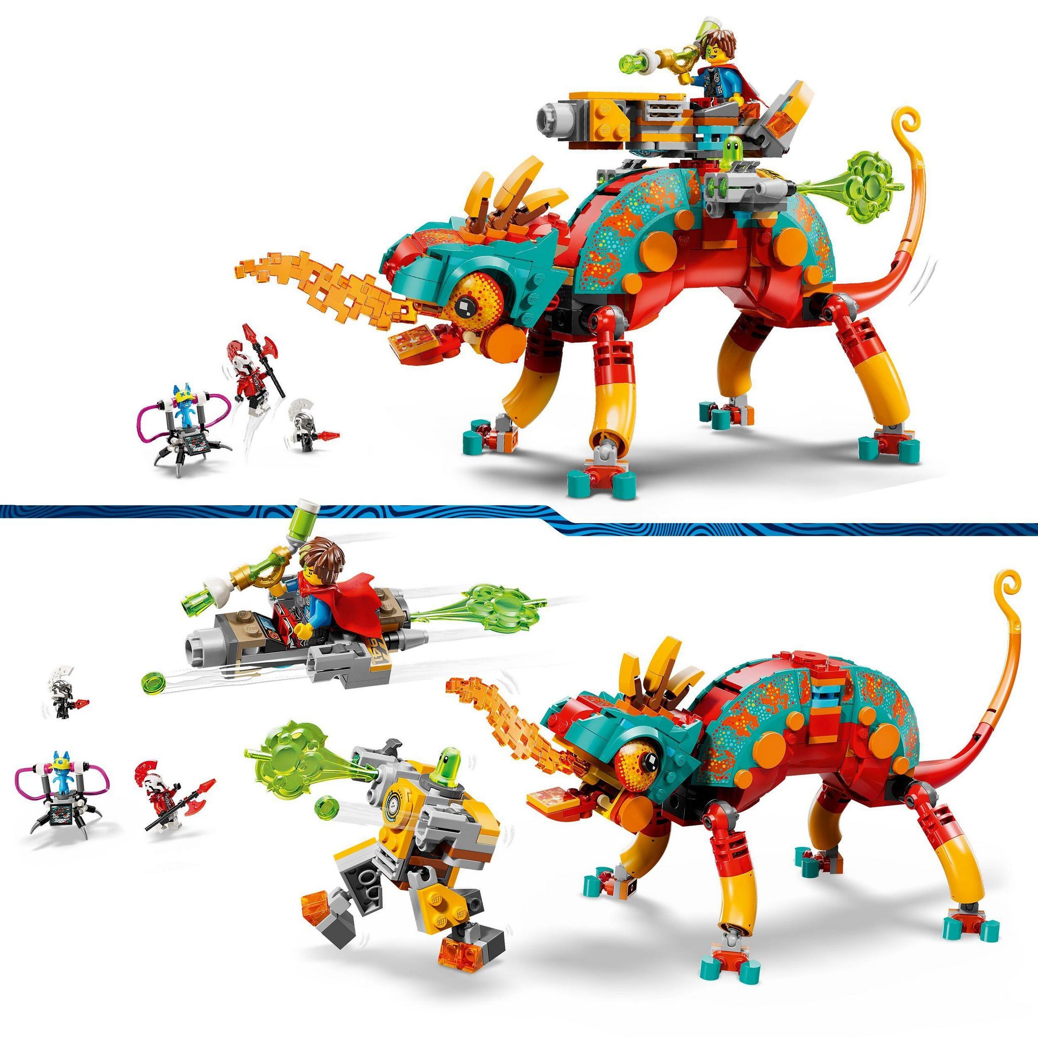 Voir la diapositive 4 : LEGO DREAMZZz 71492 - Le Cameleon cracheur de feu de Mateo