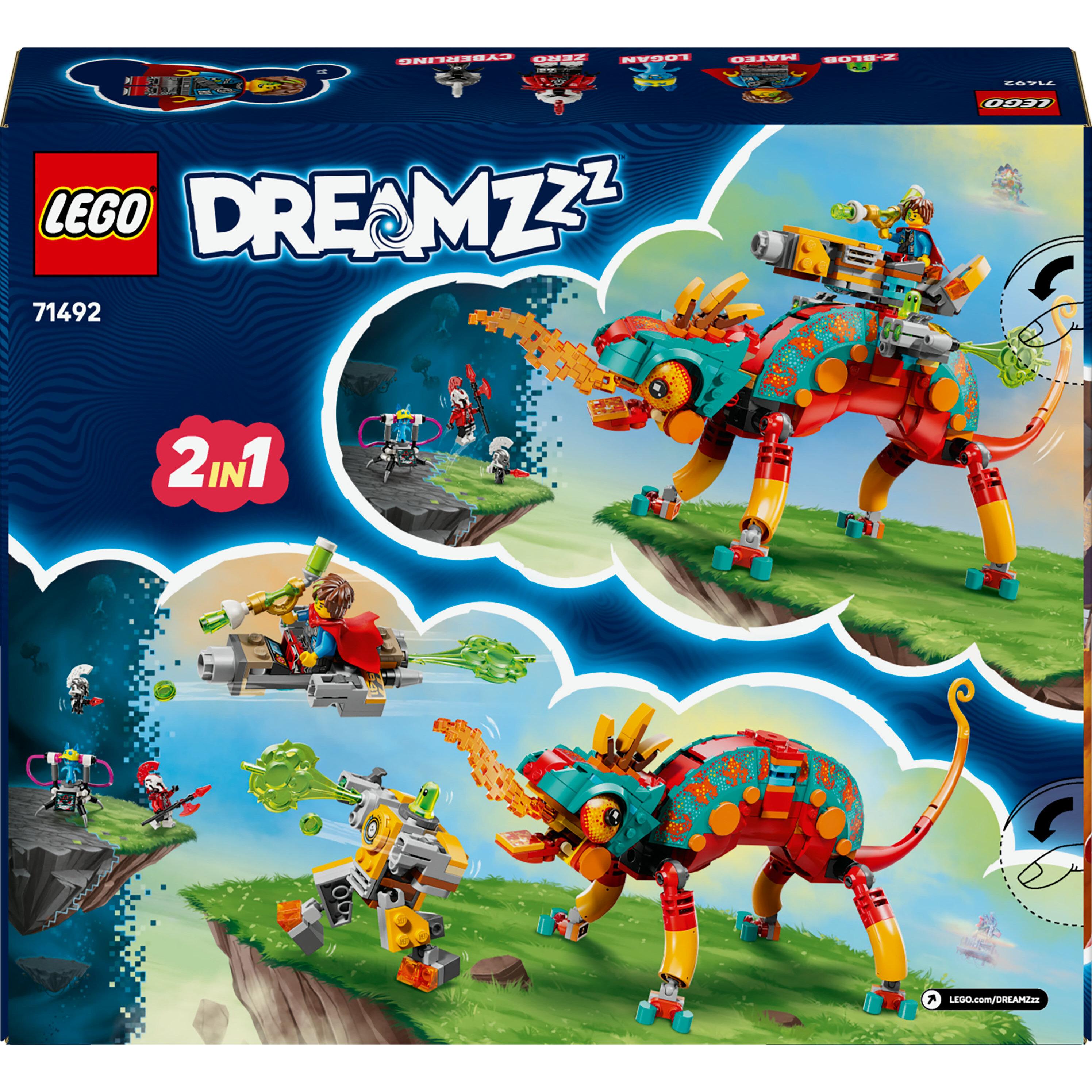 Voir la diapositive 8 : LEGO Dreamzzz 71492 Le Caméléon Cracheur De Feu De Mateo - Jeu Garçon 7 Ans - Idée Cadeau
