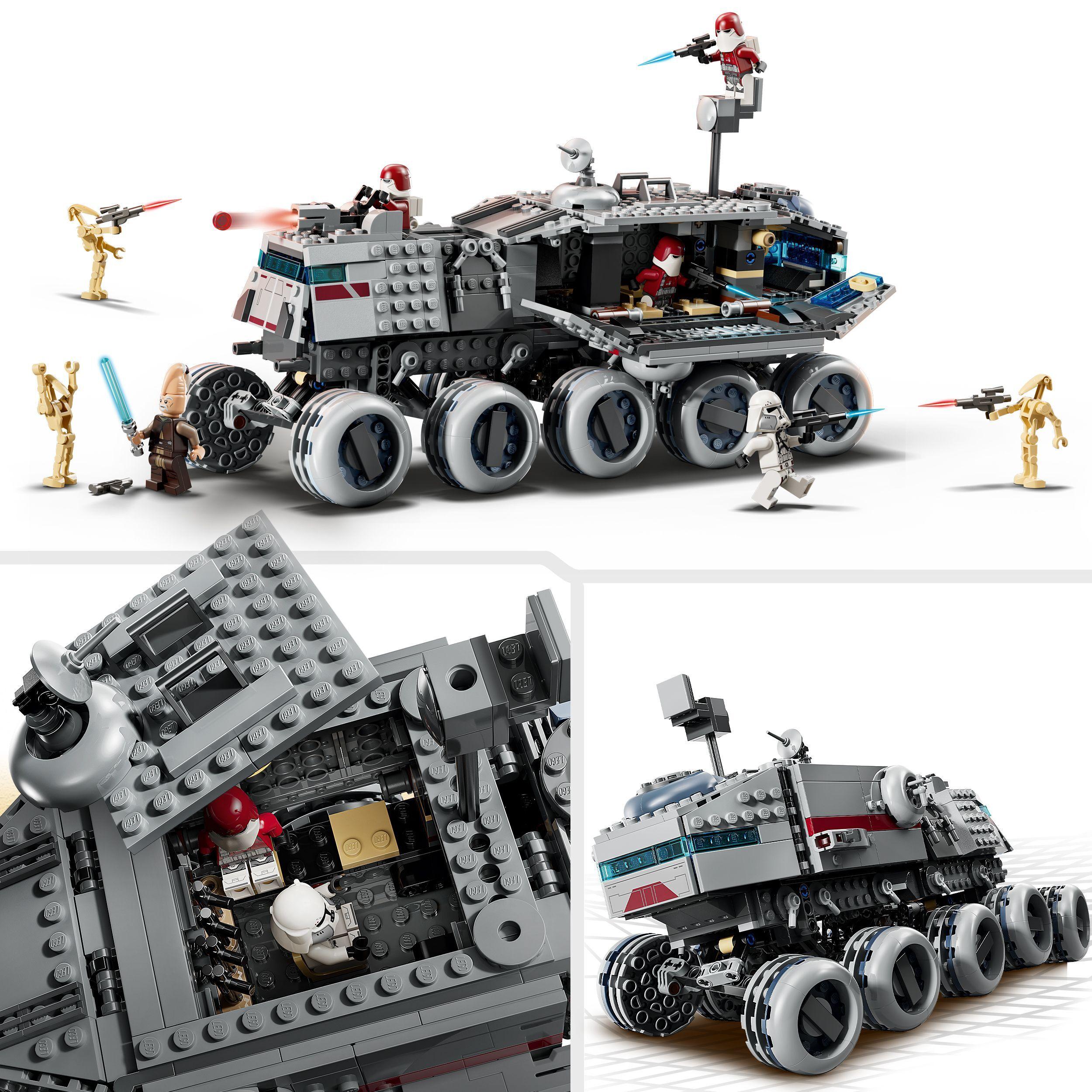 Voir la diapositive 4 : LEGO Star Wars 75413 The Clone Wars Le Juggernaut de la République - Jeu 9 ans - Cadeau